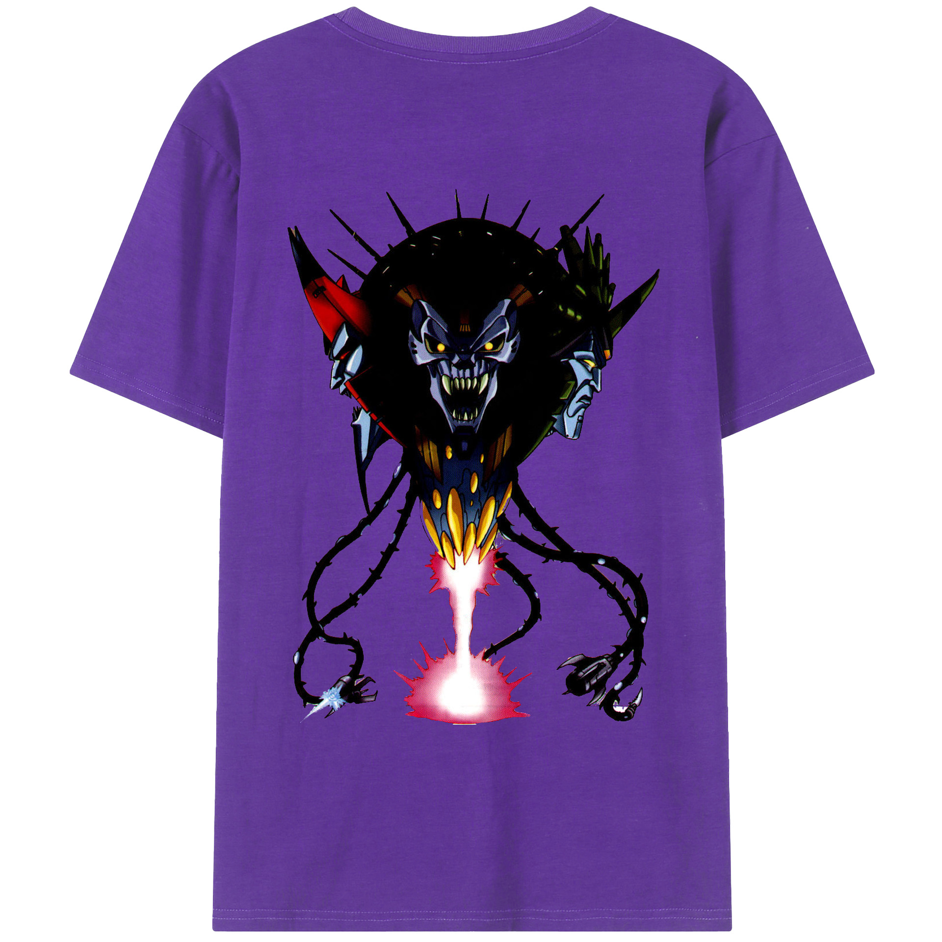 （画像用）  綿100％ メンズ半袖Tシャツ（バックプリント） 通気性