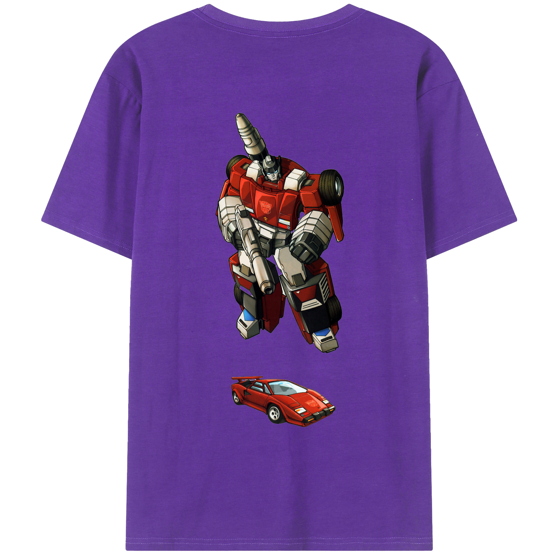 （画像用）  綿100％ メンズ半袖Tシャツ（バックプリント） 通気性