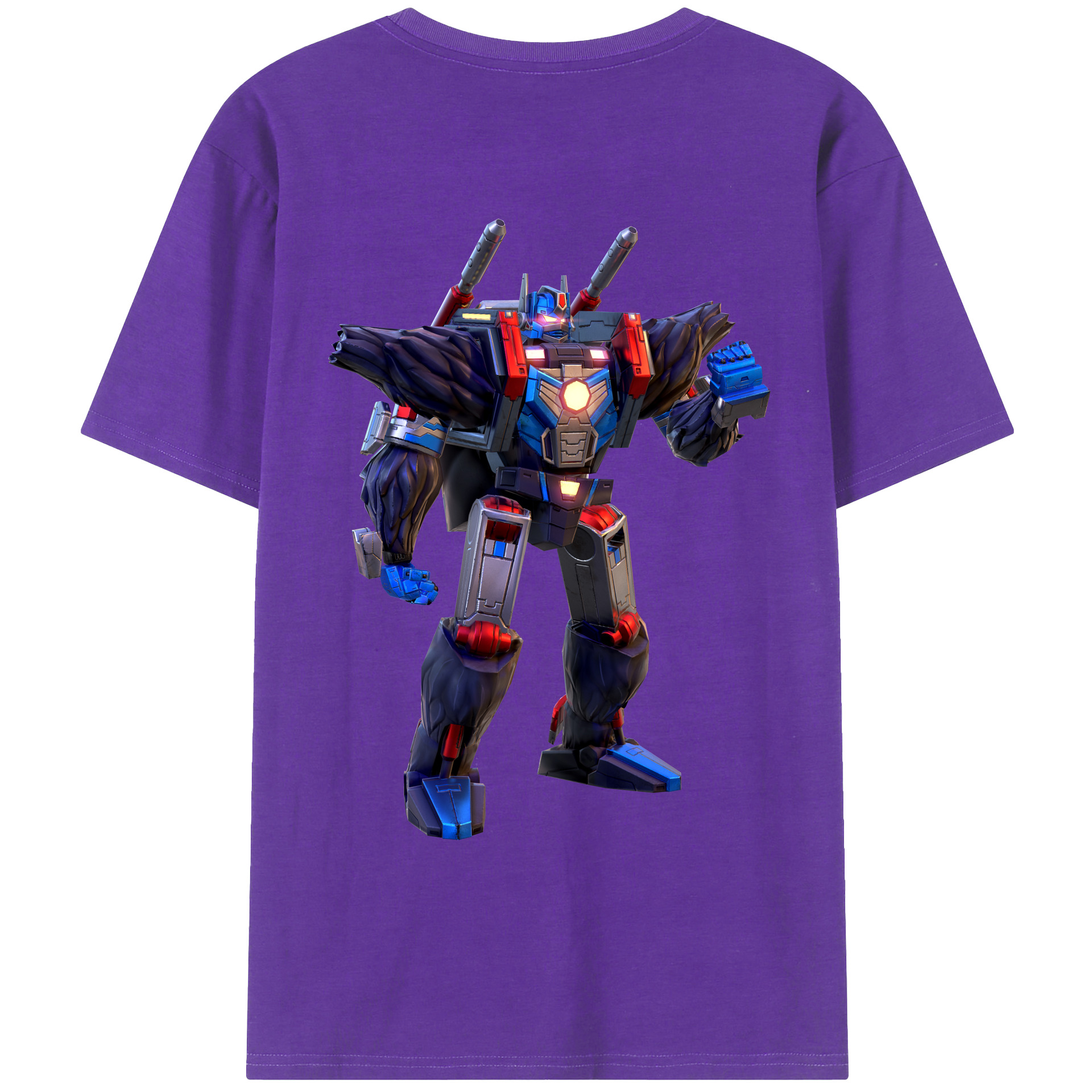 （画像用）  綿100％ メンズ半袖Tシャツ（バックプリント） 通気性