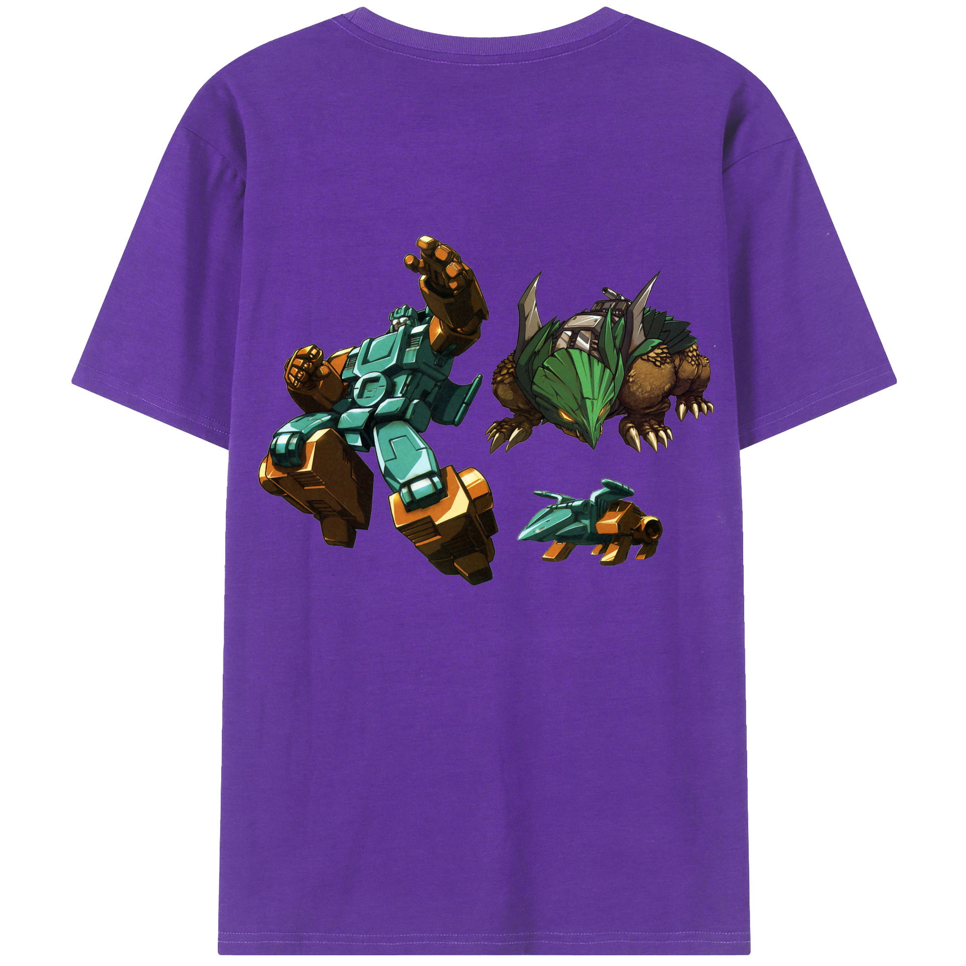 （画像用）  綿100％ メンズ半袖Tシャツ（バックプリント） 通気性