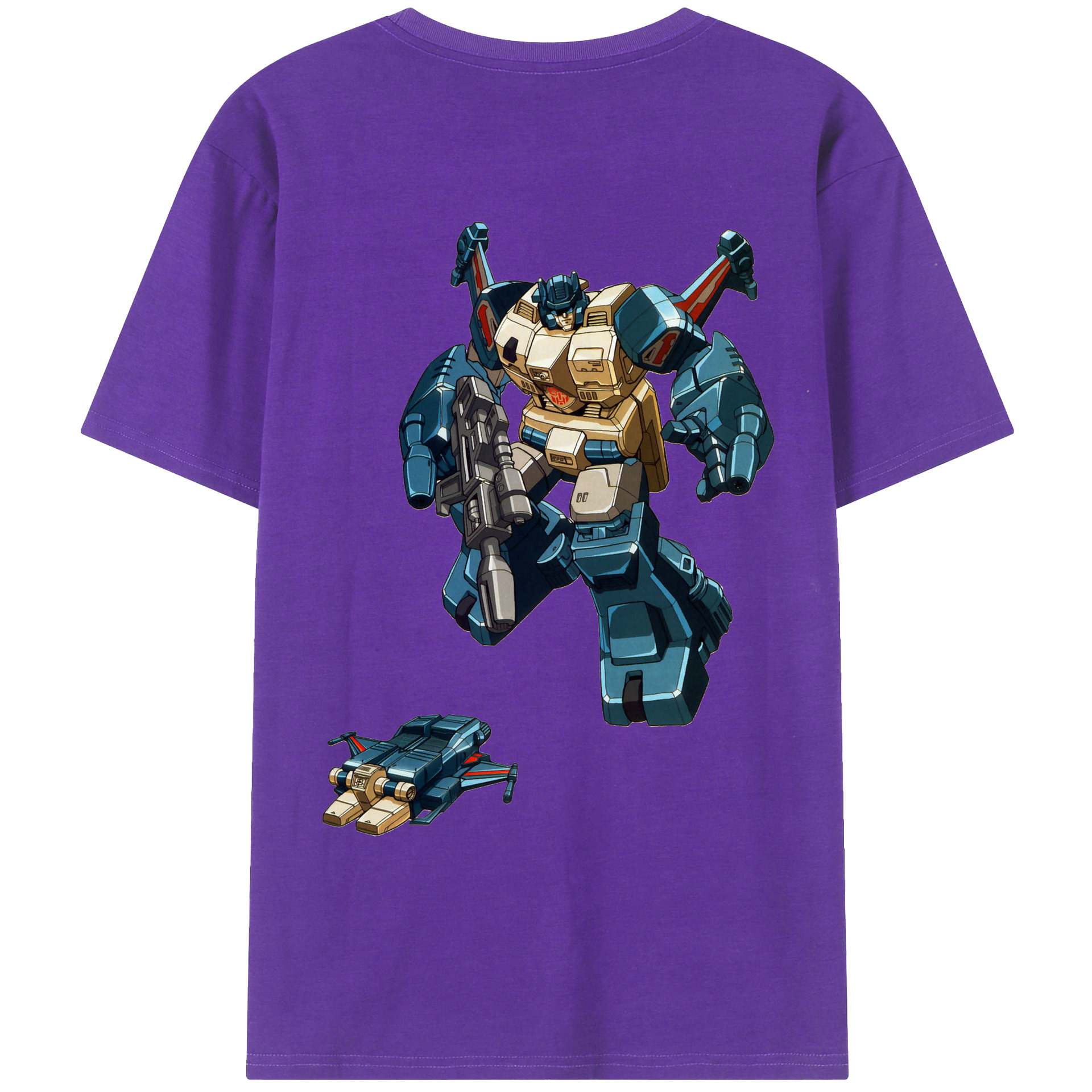 （画像用）  綿100％ メンズ半袖Tシャツ（バックプリント） 通気性