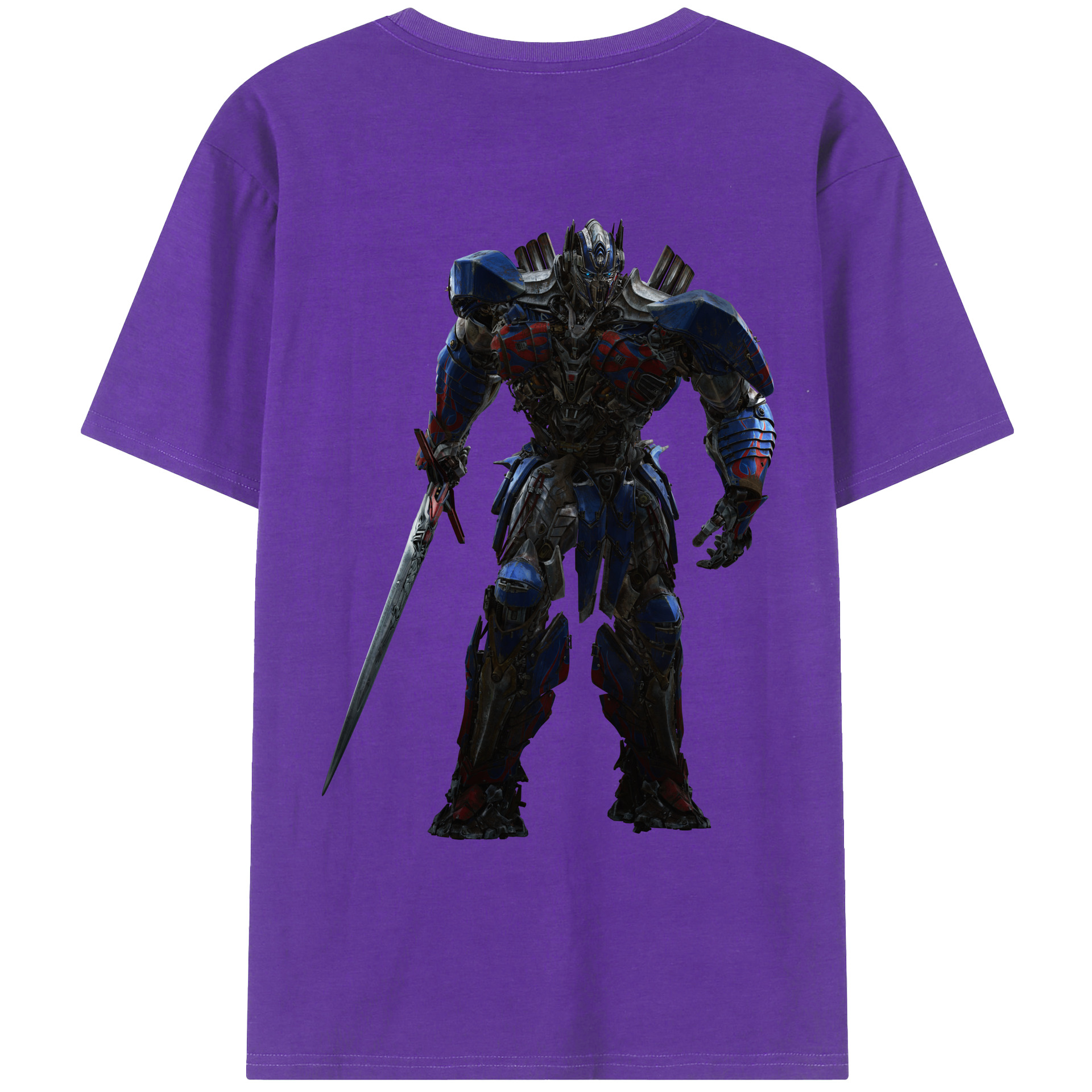 （画像用）  綿100％ メンズ半袖Tシャツ（バックプリント） 通気性