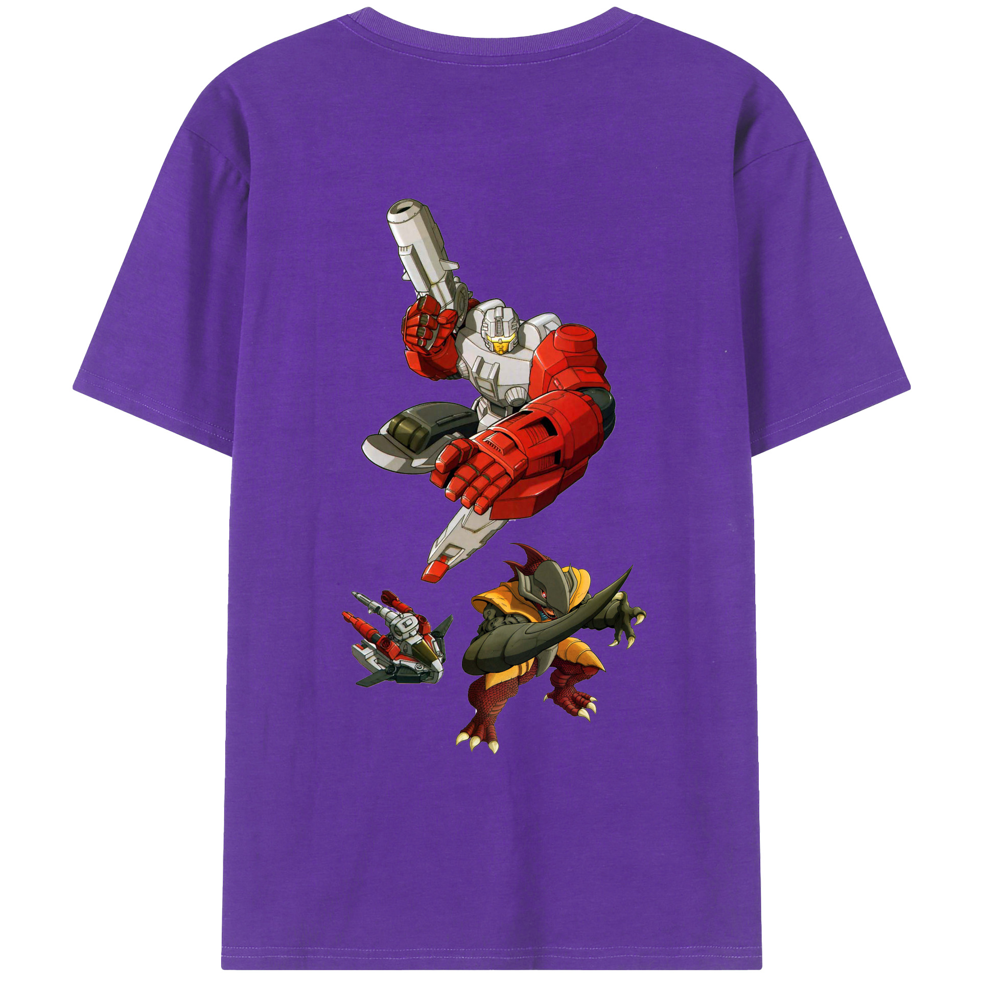（画像用）  綿100％ メンズ半袖Tシャツ（バックプリント） 通気性