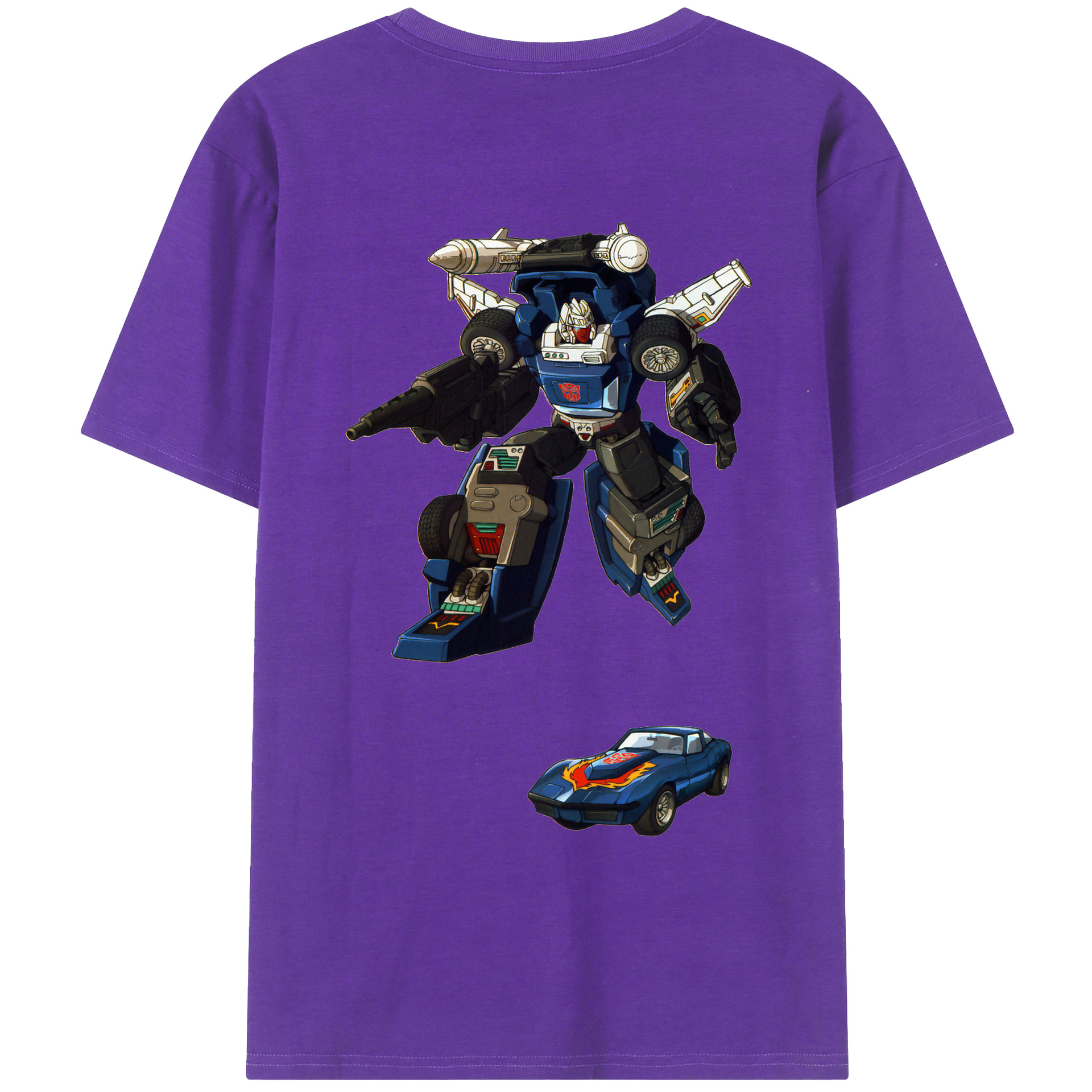 （画像用）  綿100％ メンズ半袖Tシャツ（バックプリント） 通気性