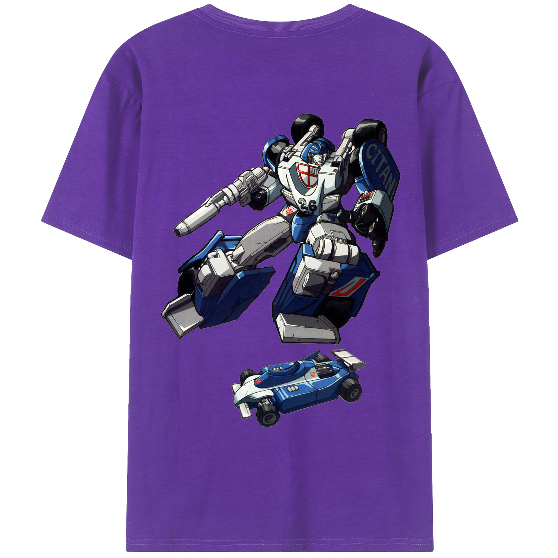 （画像用）  綿100％ メンズ半袖Tシャツ（バックプリント） 通気性