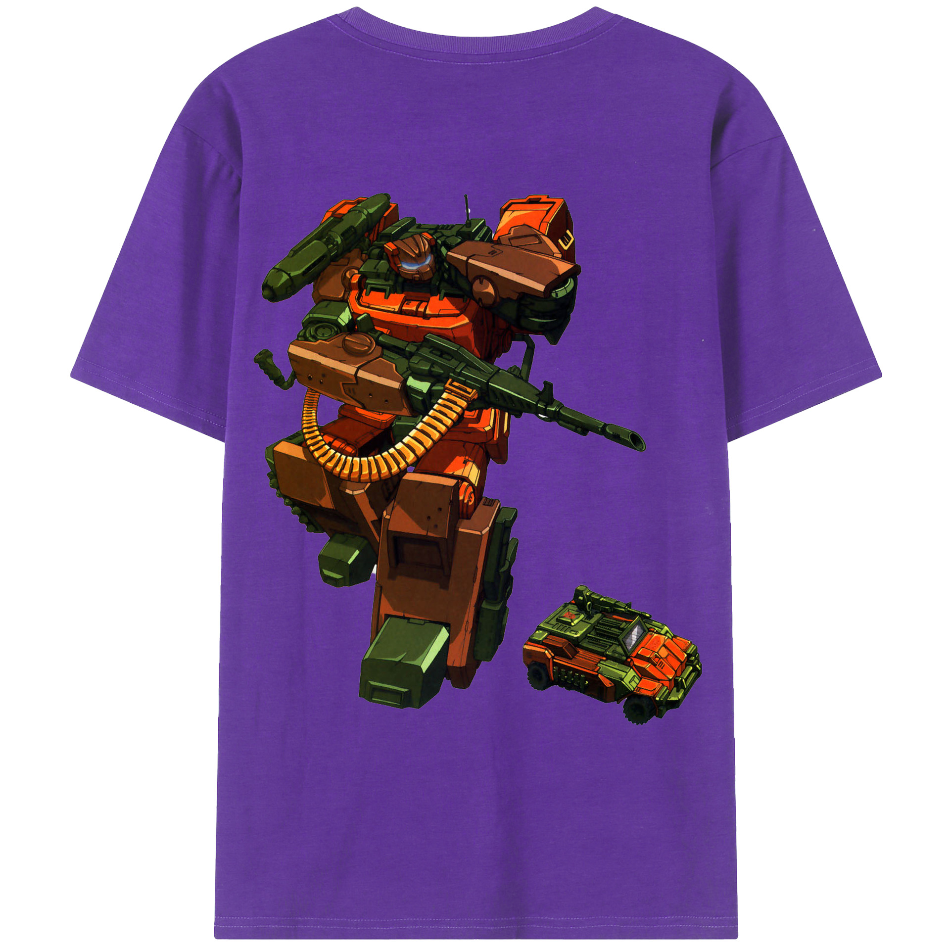 （画像用）  綿100％ メンズ半袖Tシャツ（バックプリント） 通気性