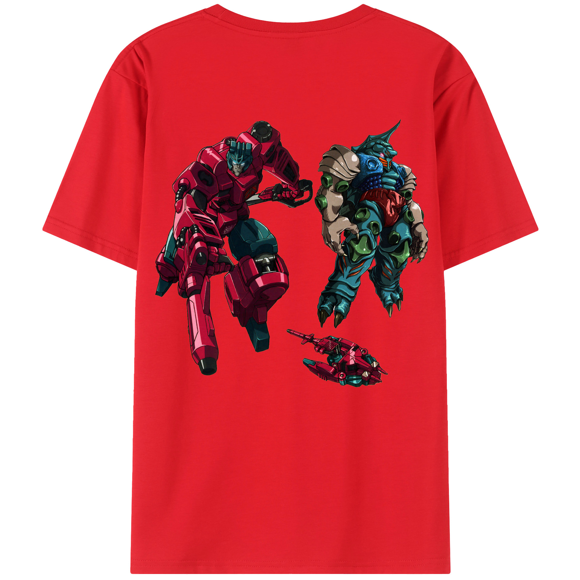 （画像用）  綿100％ メンズ半袖Tシャツ（バックプリント） 通気性
