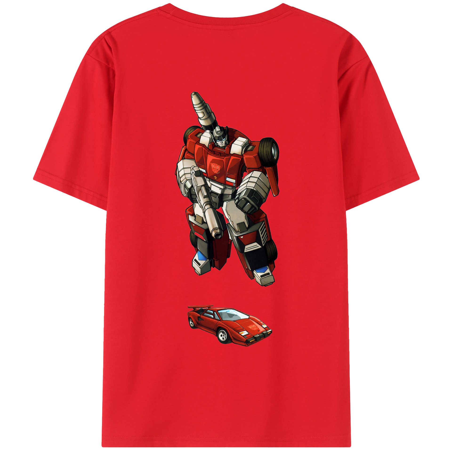 （画像用）  綿100％ メンズ半袖Tシャツ（バックプリント） 通気性