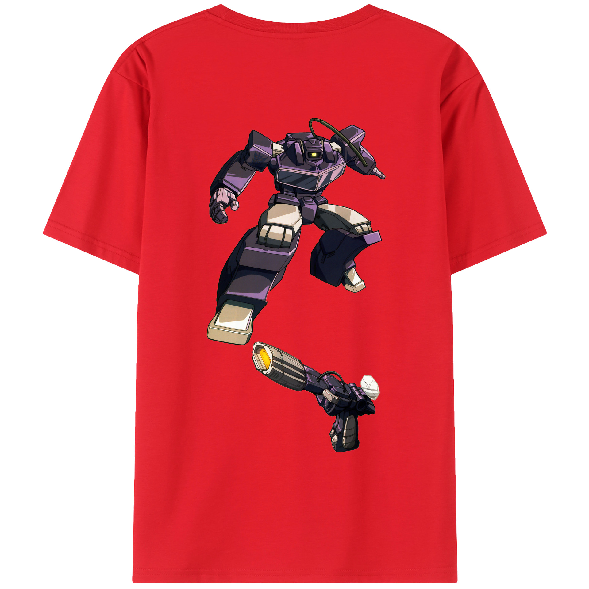 （画像用）  綿100％ メンズ半袖Tシャツ（バックプリント） 通気性