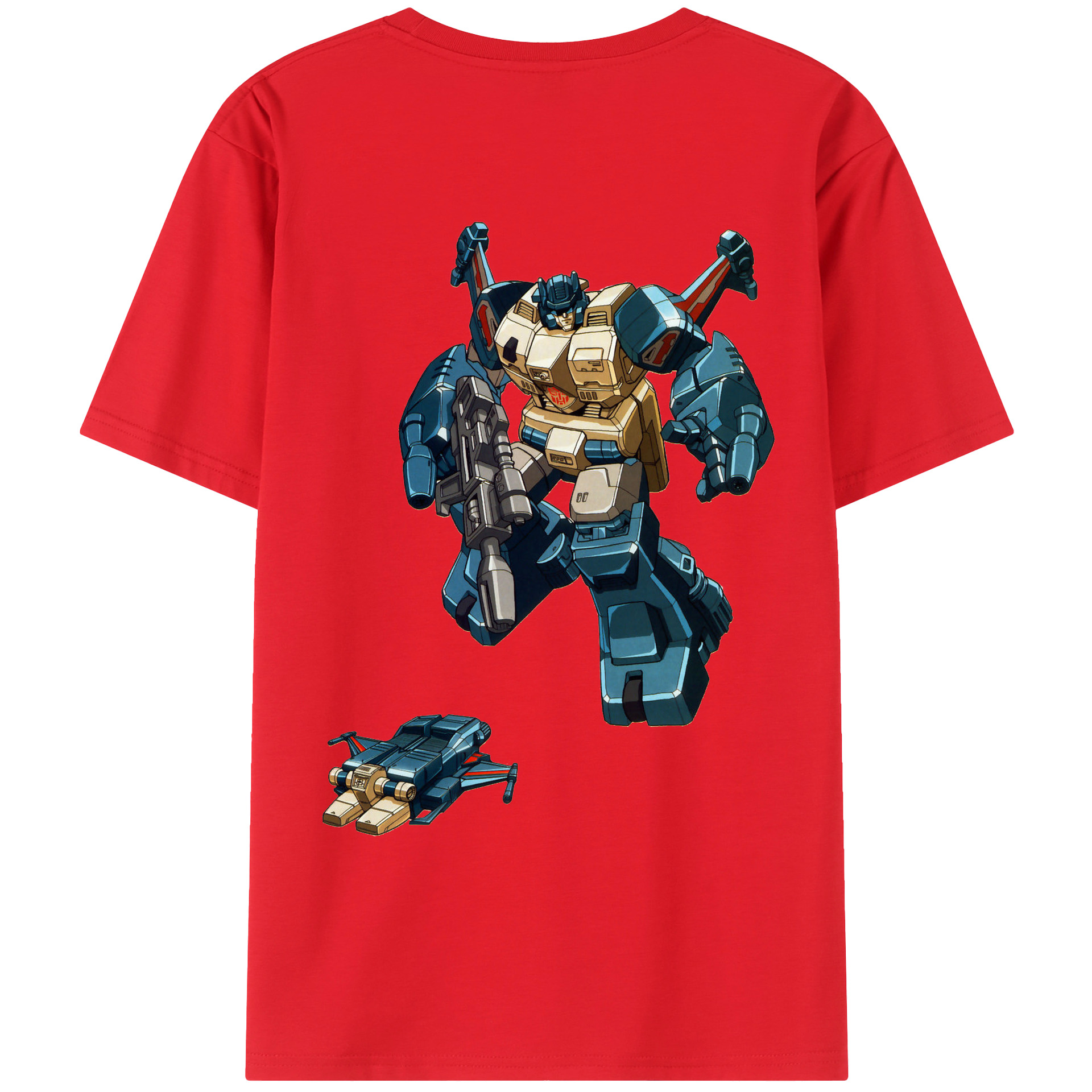 （画像用）  綿100％ メンズ半袖Tシャツ（バックプリント） 通気性