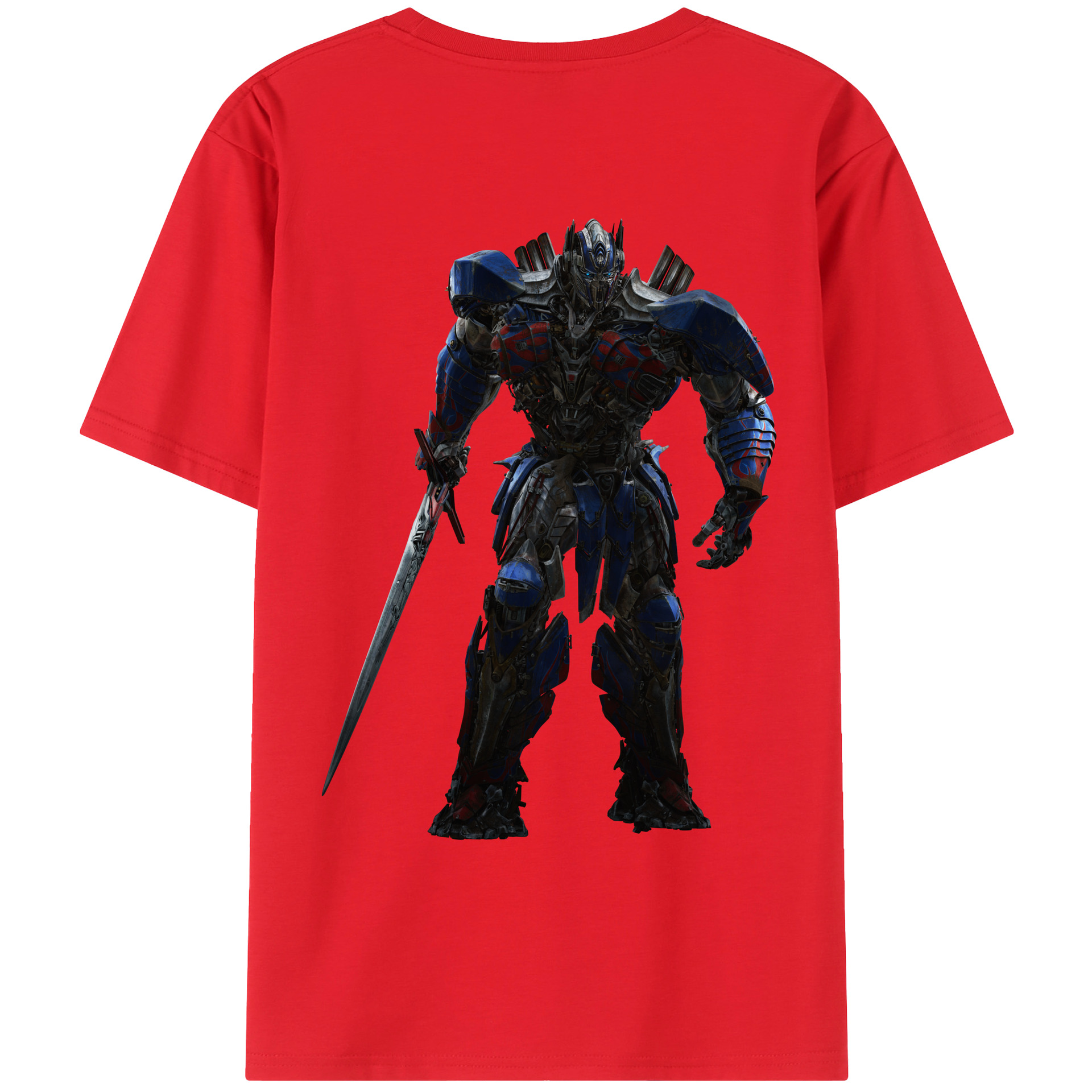 （画像用）  綿100％ メンズ半袖Tシャツ（バックプリント） 通気性