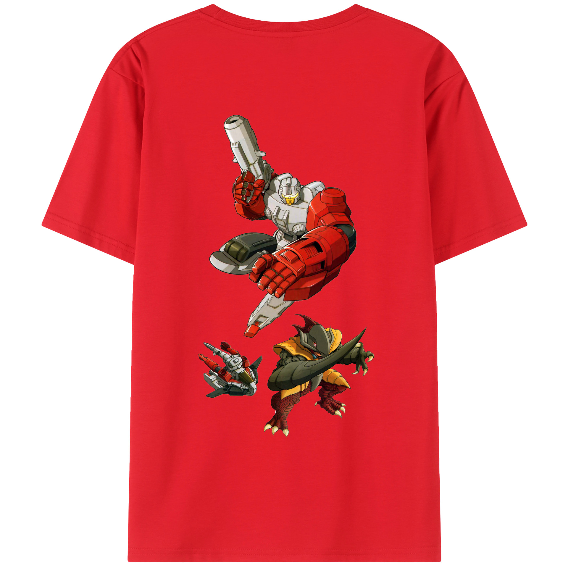 （画像用）  綿100％ メンズ半袖Tシャツ（バックプリント） 通気性