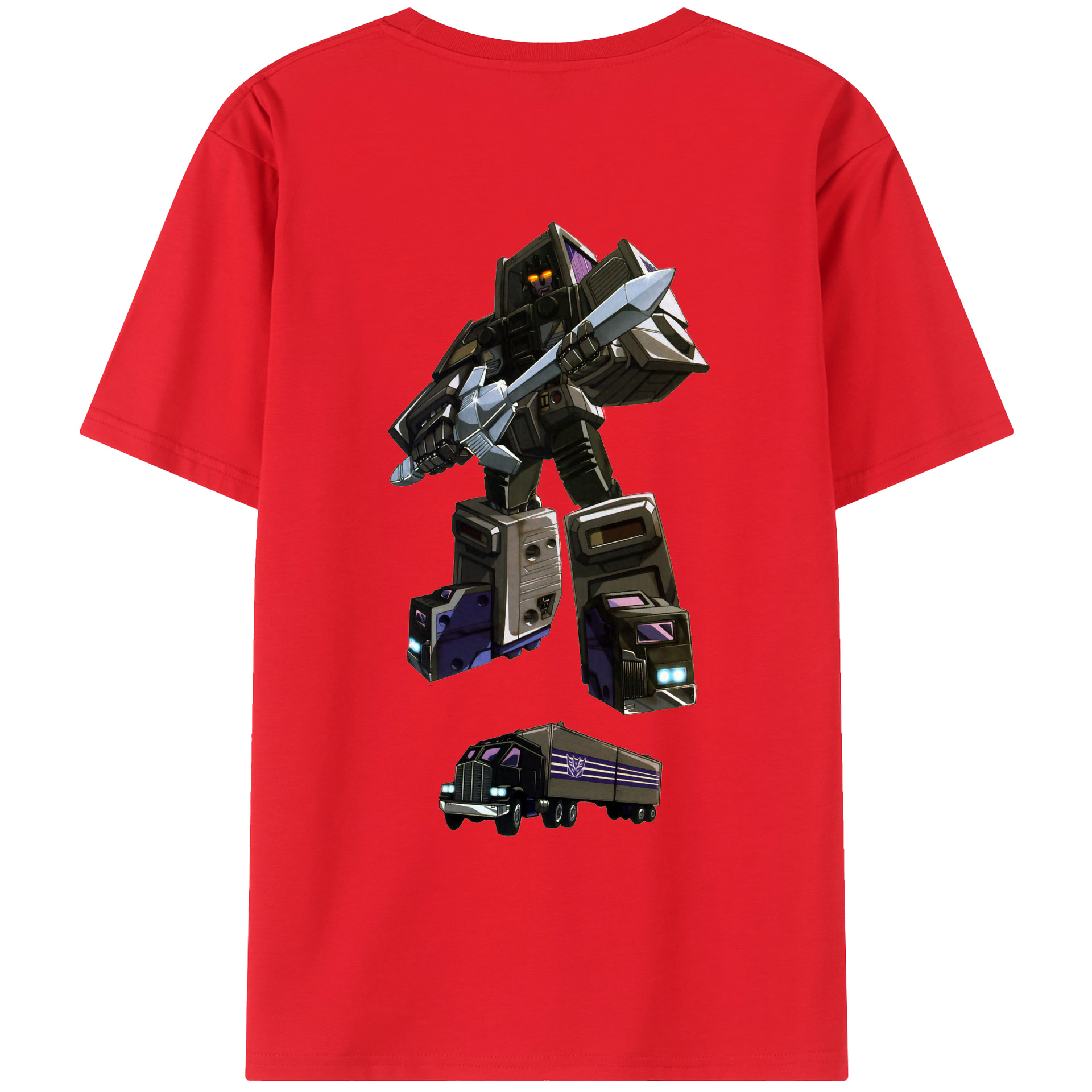 （画像用）  綿100％ メンズ半袖Tシャツ（バックプリント） 通気性