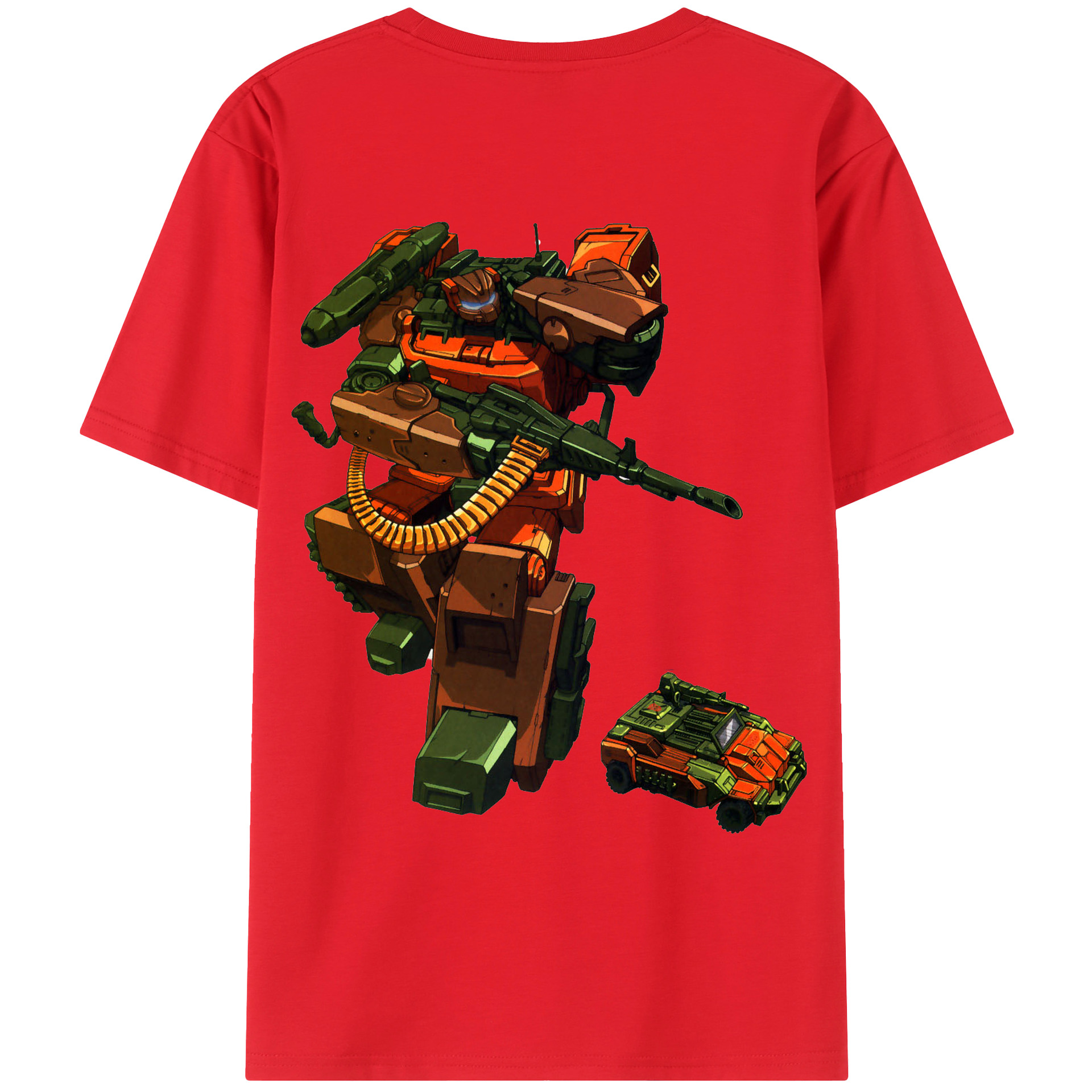 （画像用）  綿100％ メンズ半袖Tシャツ（バックプリント） 通気性