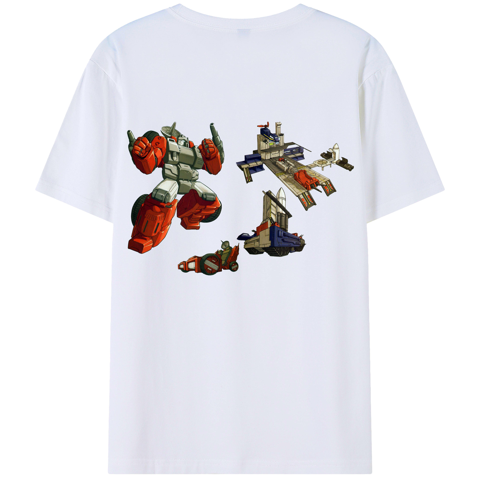 （画像用）  綿100％ メンズ半袖Tシャツ（バックプリント） 通気性