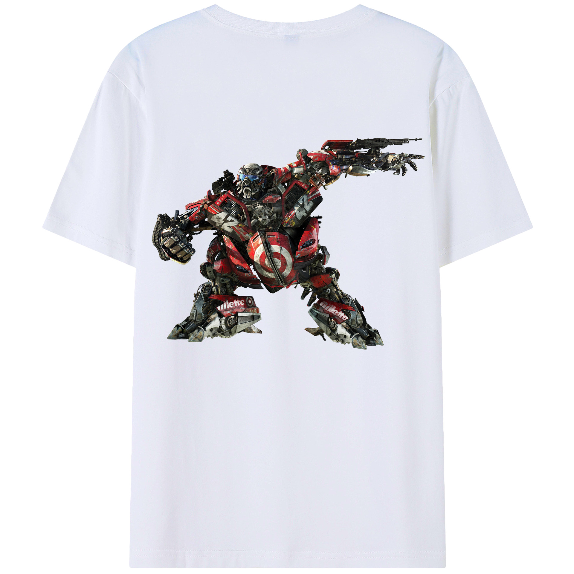 （画像用）  綿100％ メンズ半袖Tシャツ（バックプリント） 通気性