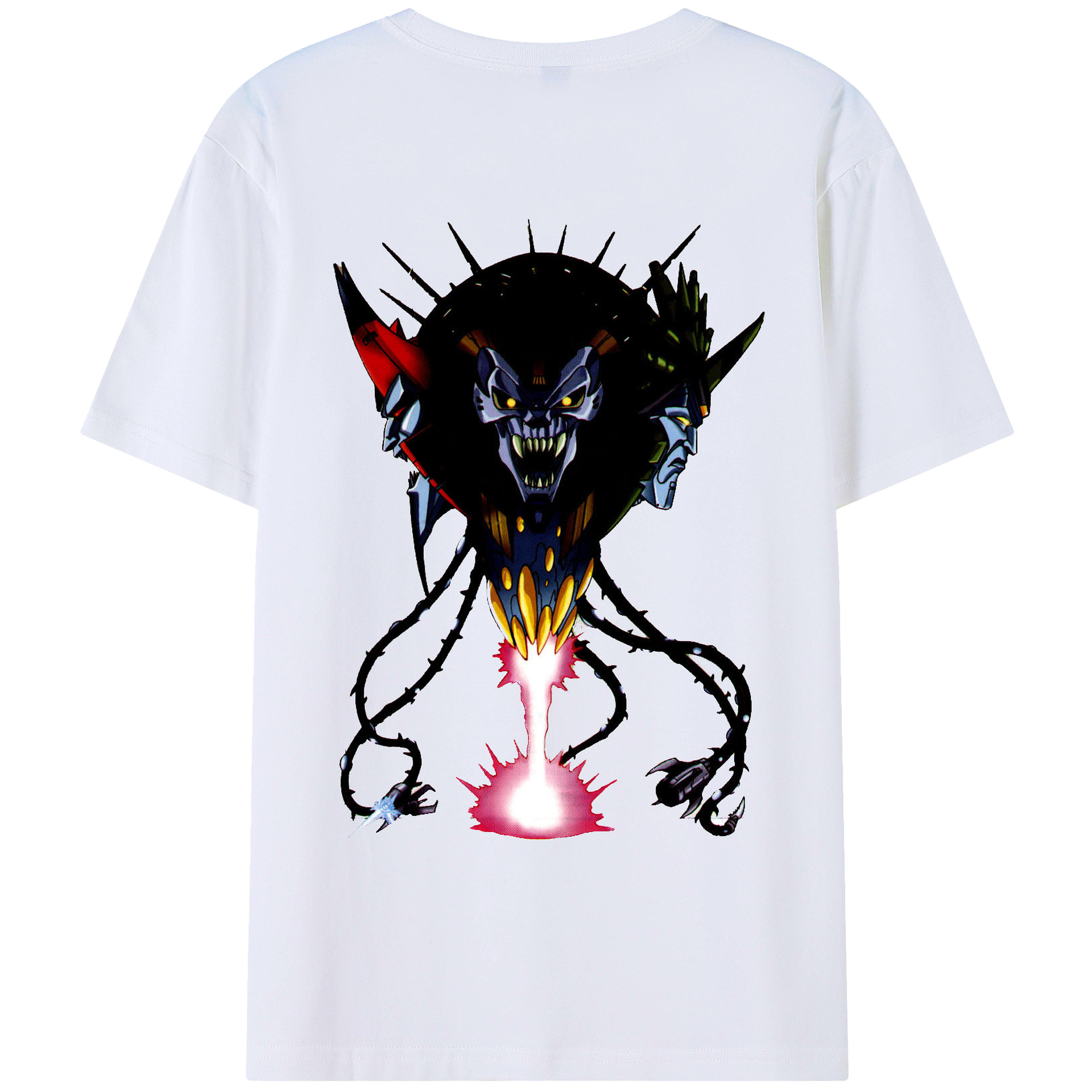 （画像用）  綿100％ メンズ半袖Tシャツ（バックプリント） 通気性