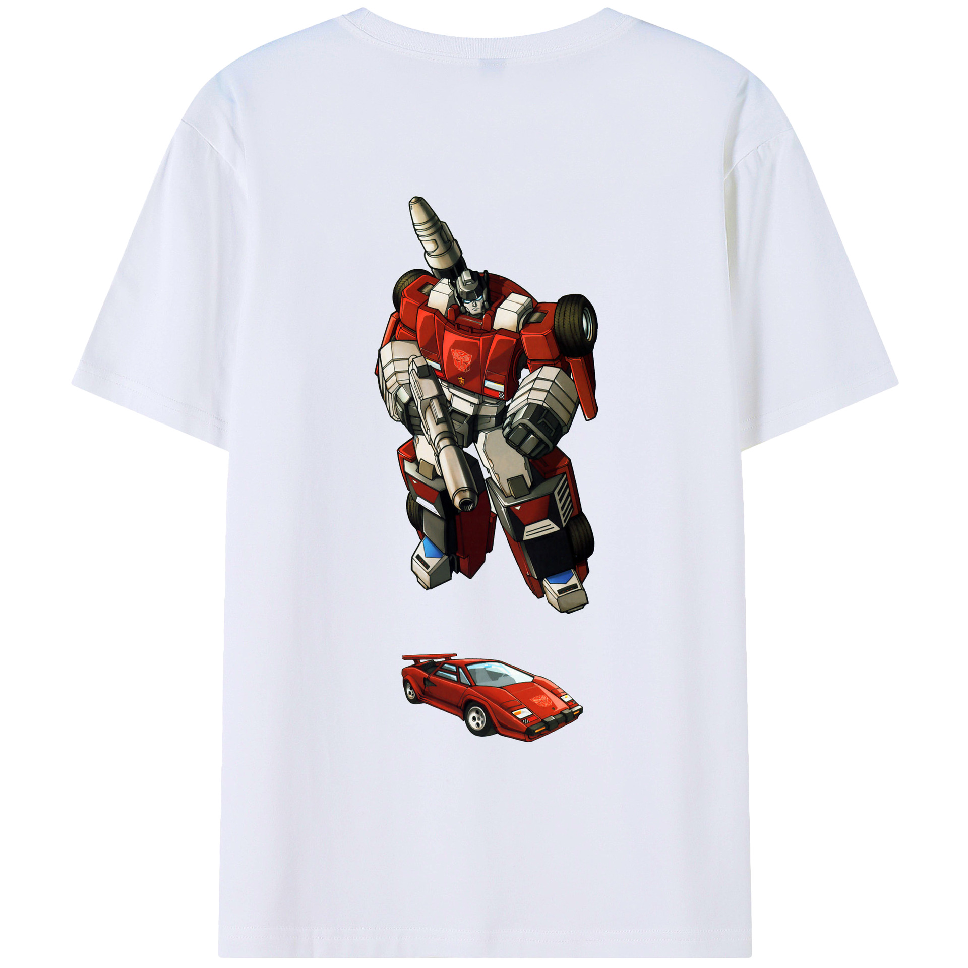 （画像用）  綿100％ メンズ半袖Tシャツ（バックプリント） 通気性