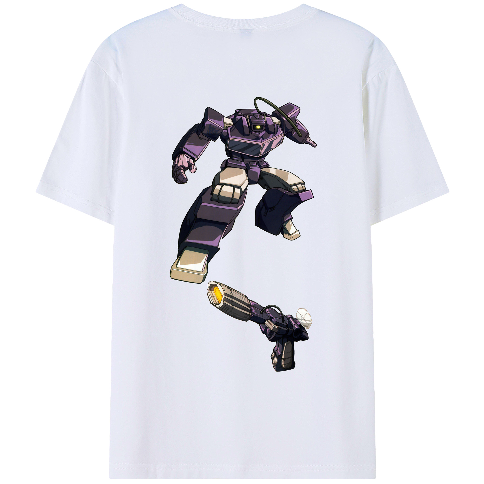 （画像用）  綿100％ メンズ半袖Tシャツ（バックプリント） 通気性