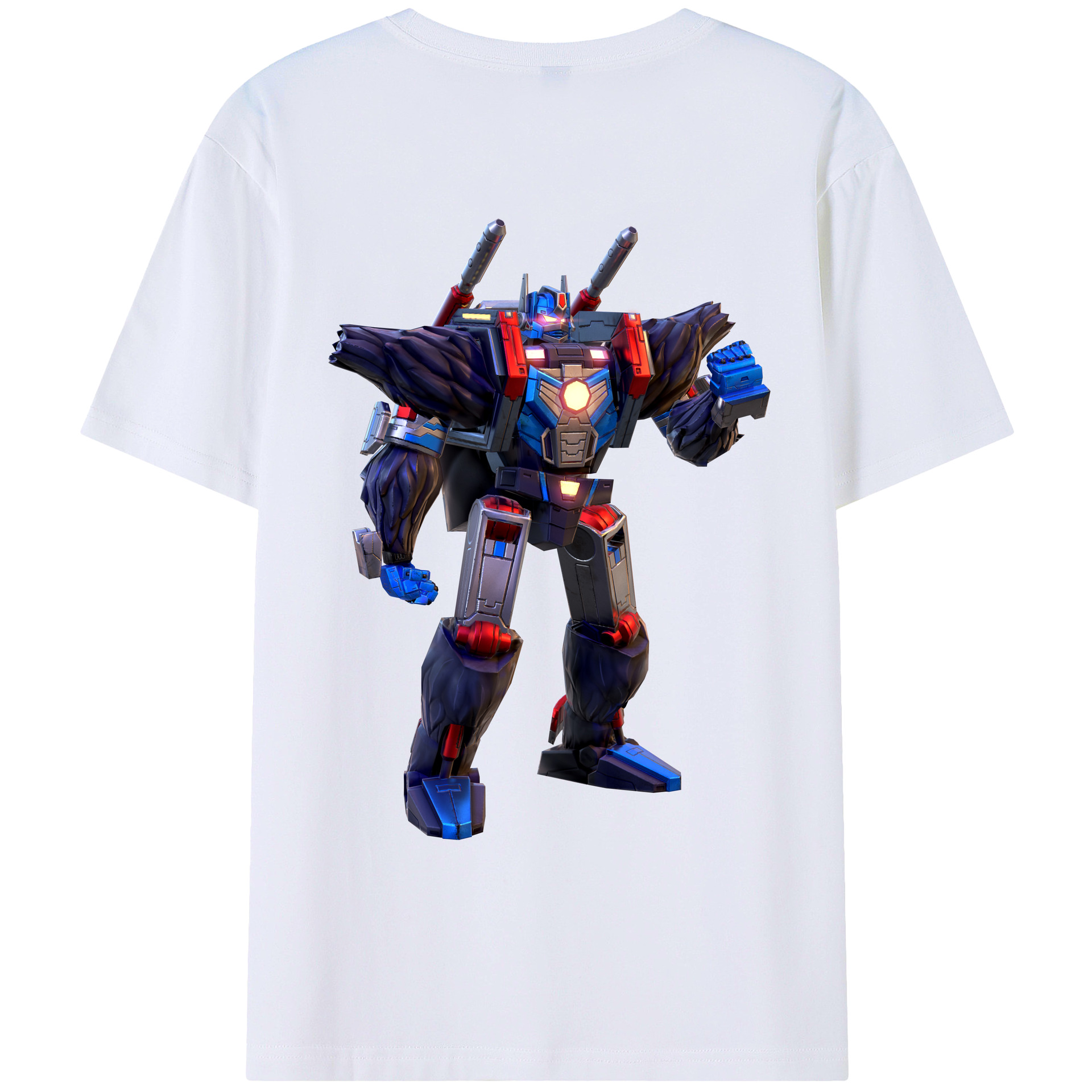 （画像用）  綿100％ メンズ半袖Tシャツ（バックプリント） 通気性