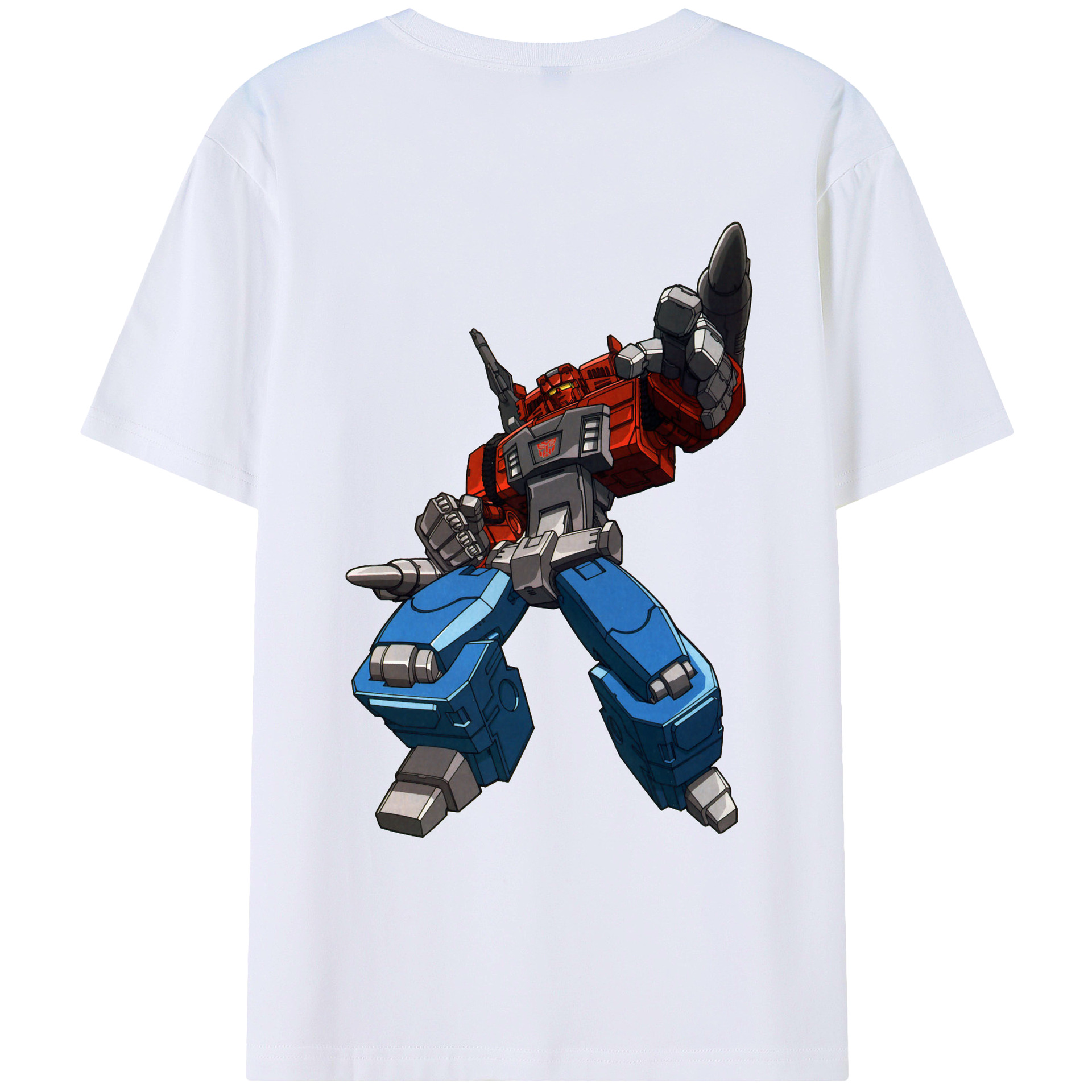 （画像用）  綿100％ メンズ半袖Tシャツ（バックプリント） 通気性