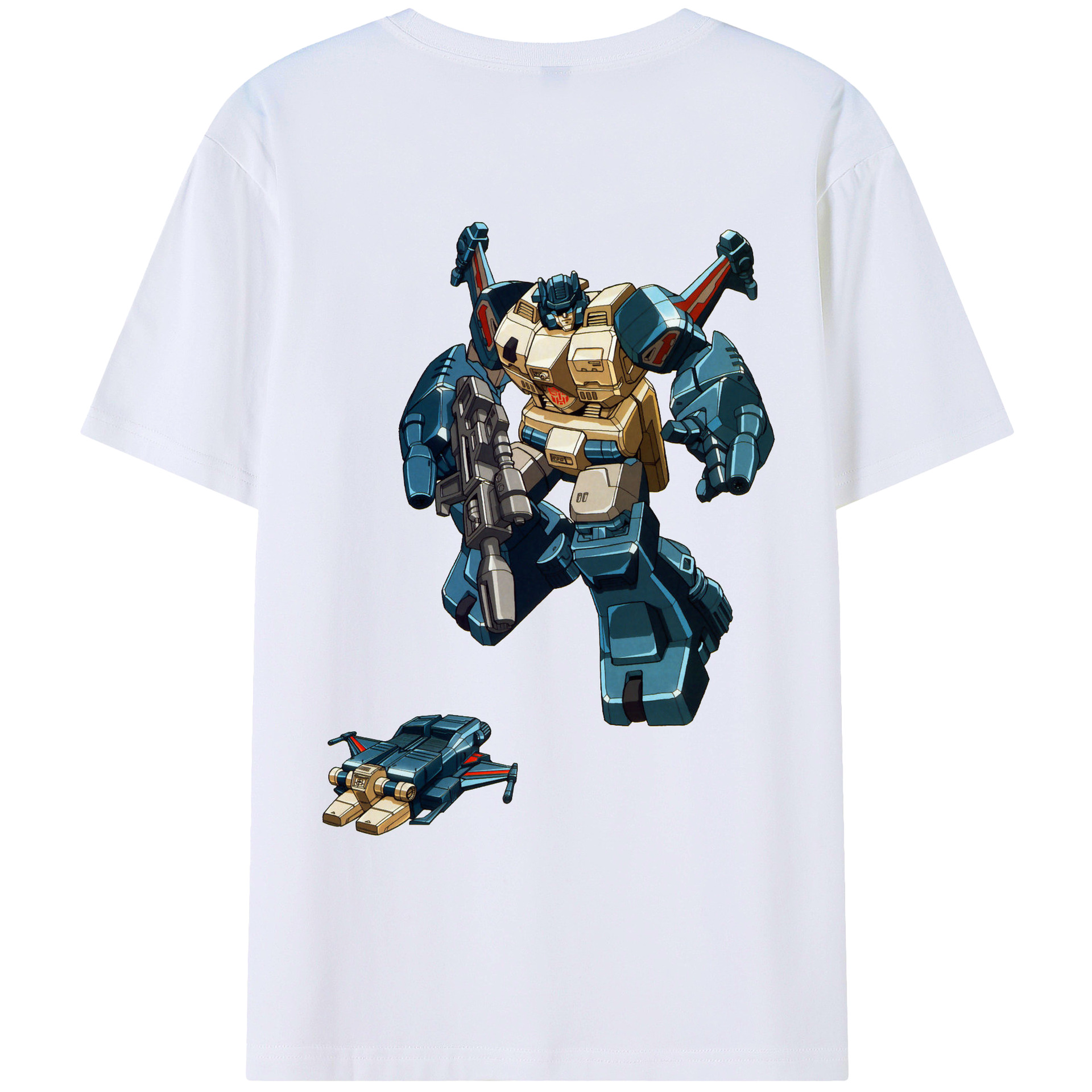 （画像用）  綿100％ メンズ半袖Tシャツ（バックプリント） 通気性