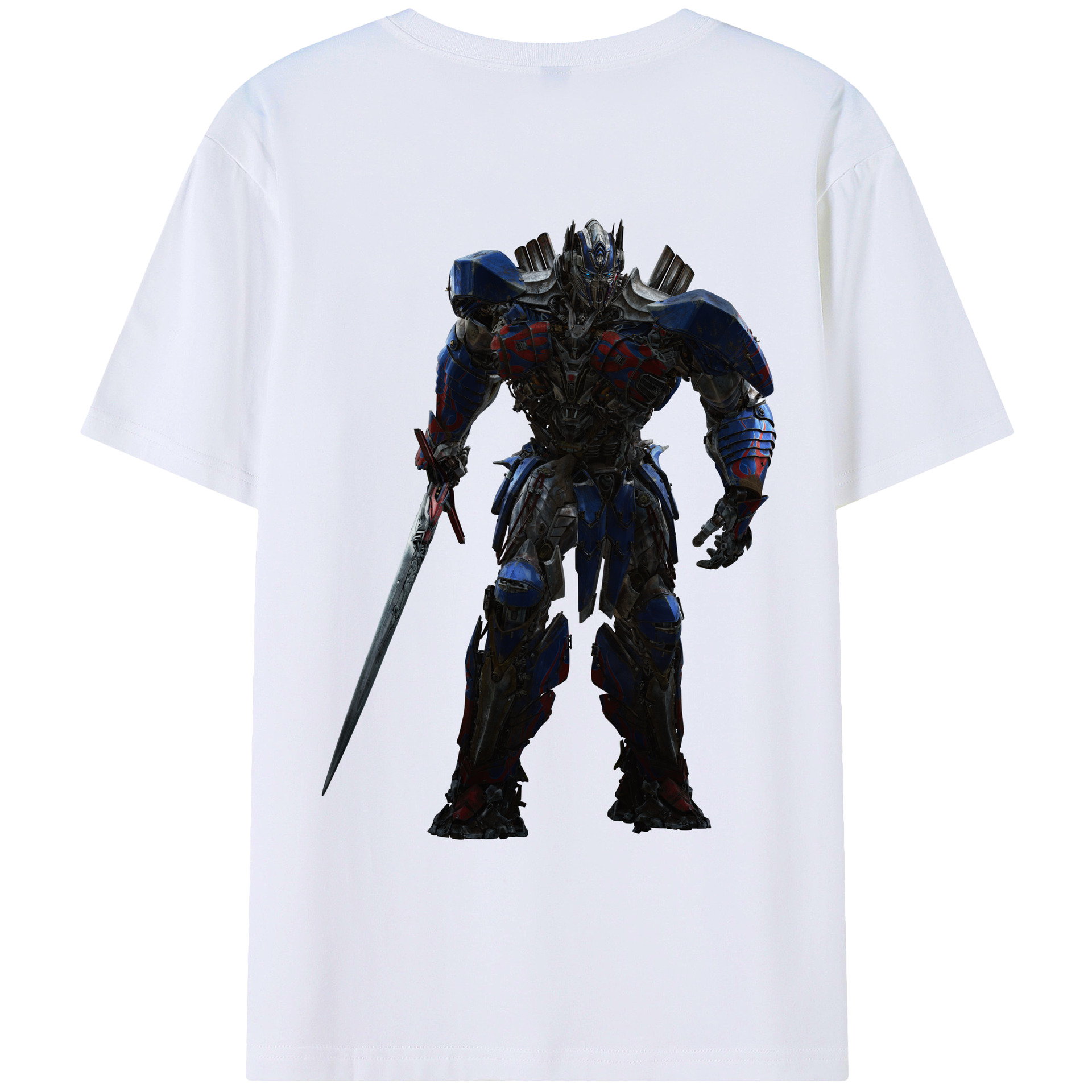 （画像用）  綿100％ メンズ半袖Tシャツ（バックプリント） 通気性