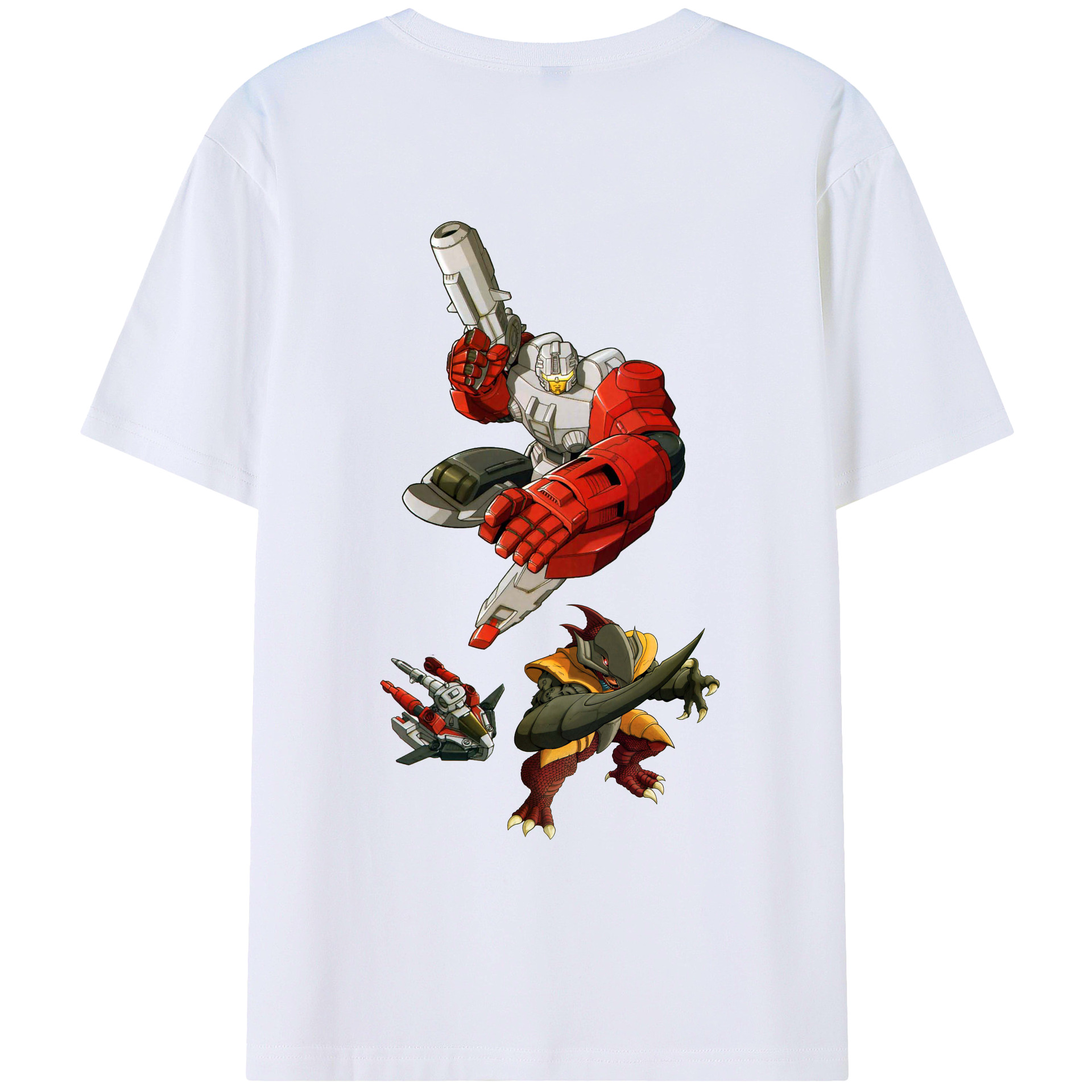 （画像用）  綿100％ メンズ半袖Tシャツ（バックプリント） 通気性