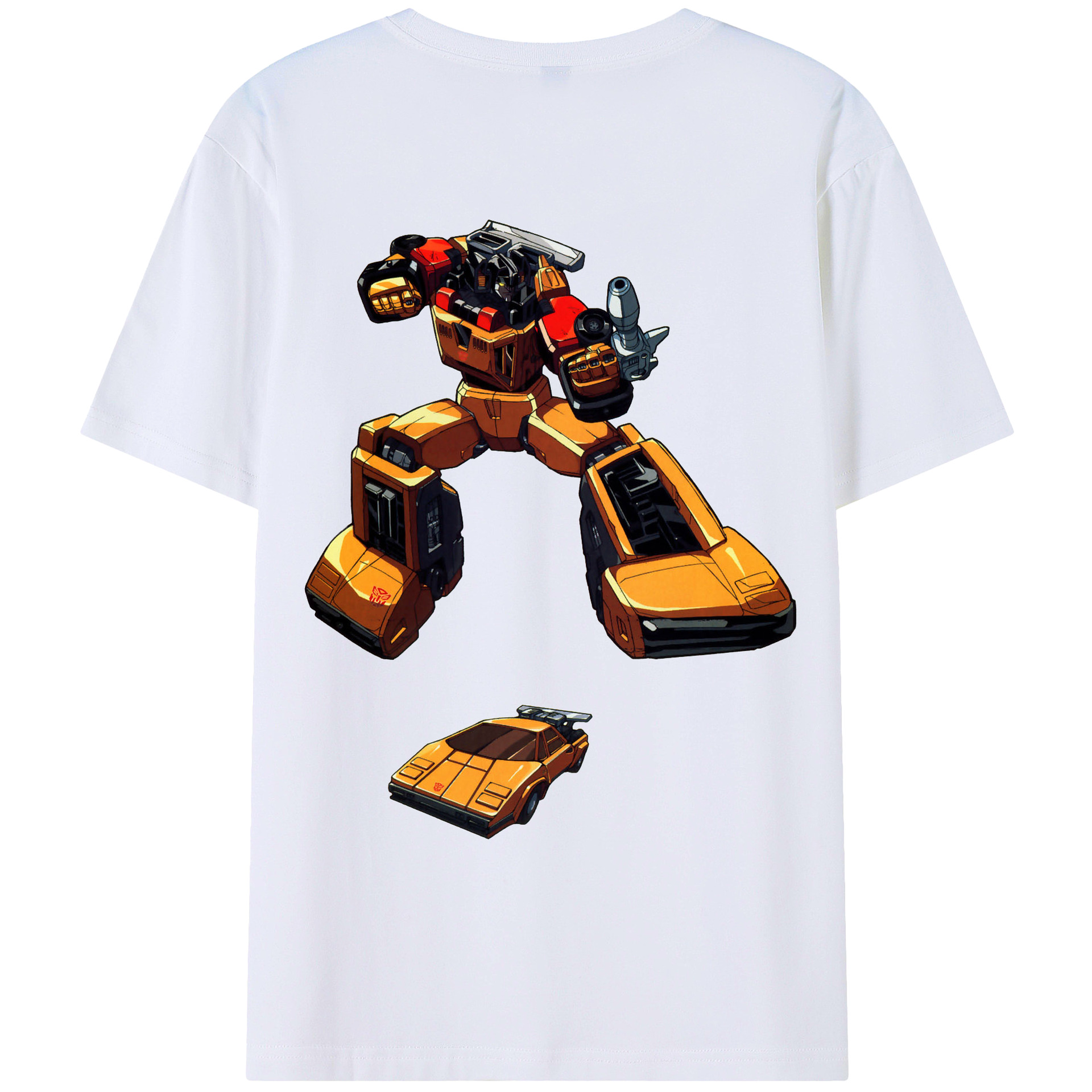 （画像用）  綿100％ メンズ半袖Tシャツ（バックプリント） 通気性