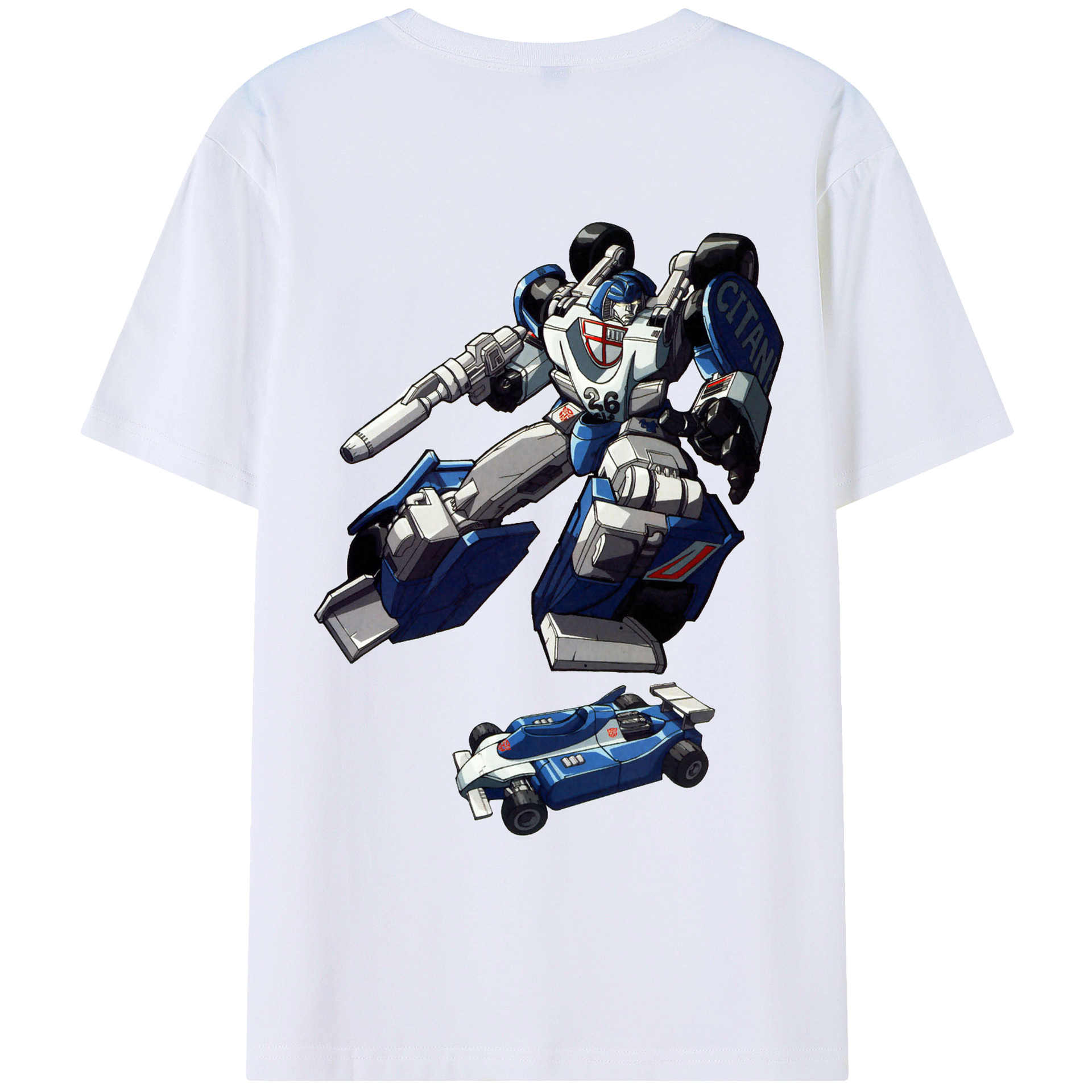 （画像用）  綿100％ メンズ半袖Tシャツ（バックプリント） 通気性