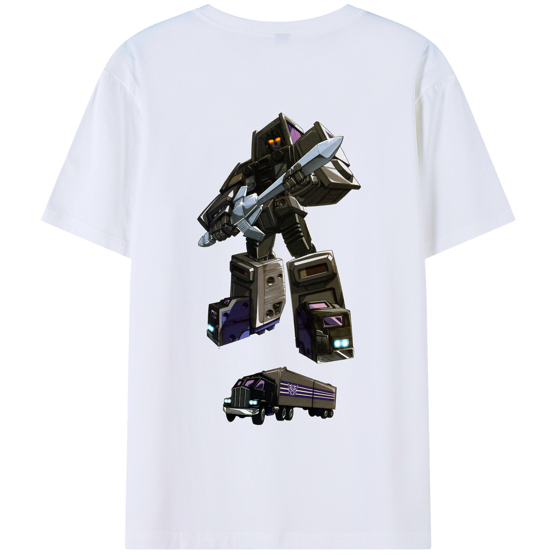 （画像用）  綿100％ メンズ半袖Tシャツ（バックプリント） 通気性