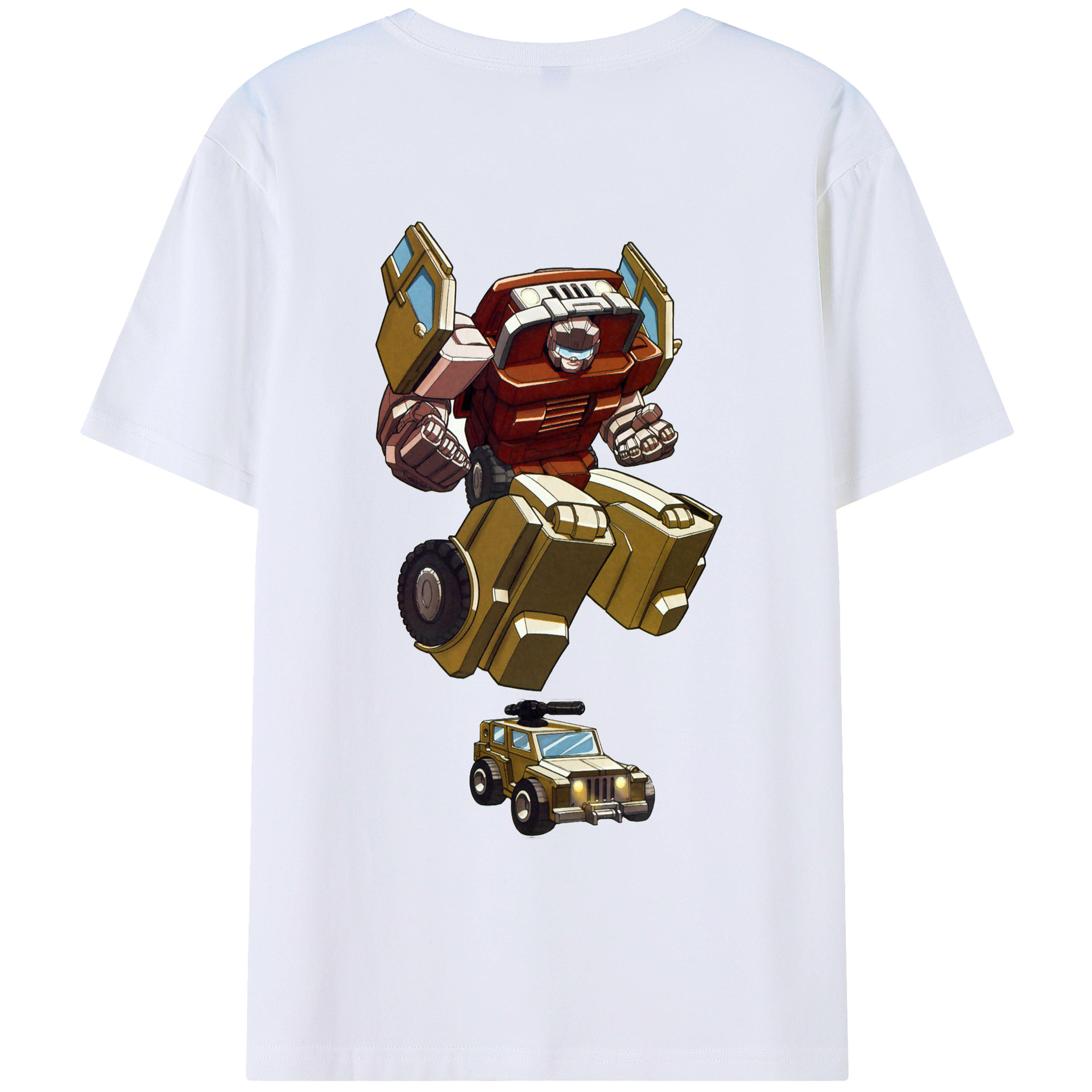 （画像用）  綿100％ メンズ半袖Tシャツ（バックプリント） 通気性