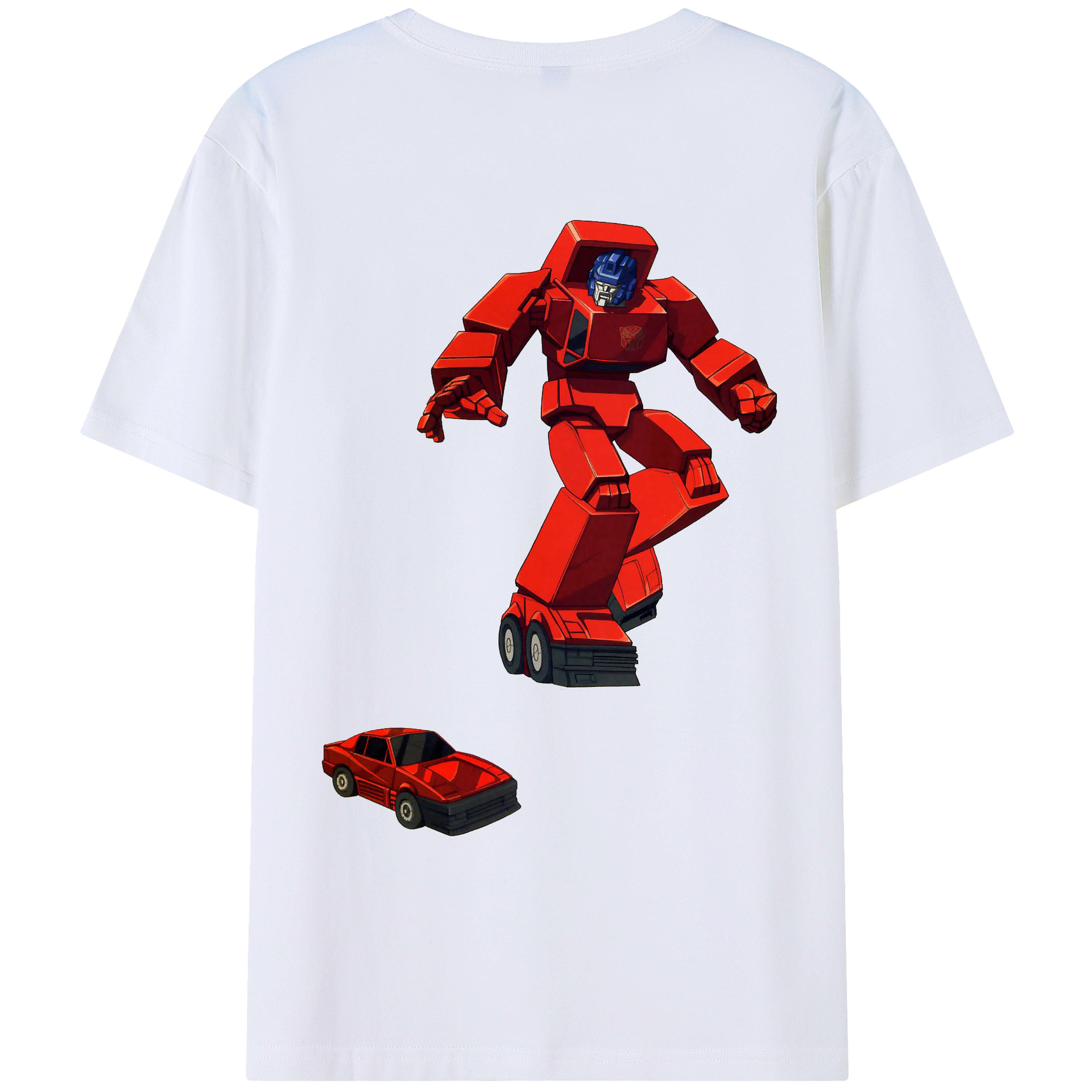（画像用）  綿100％ メンズ半袖Tシャツ（バックプリント） 通気性