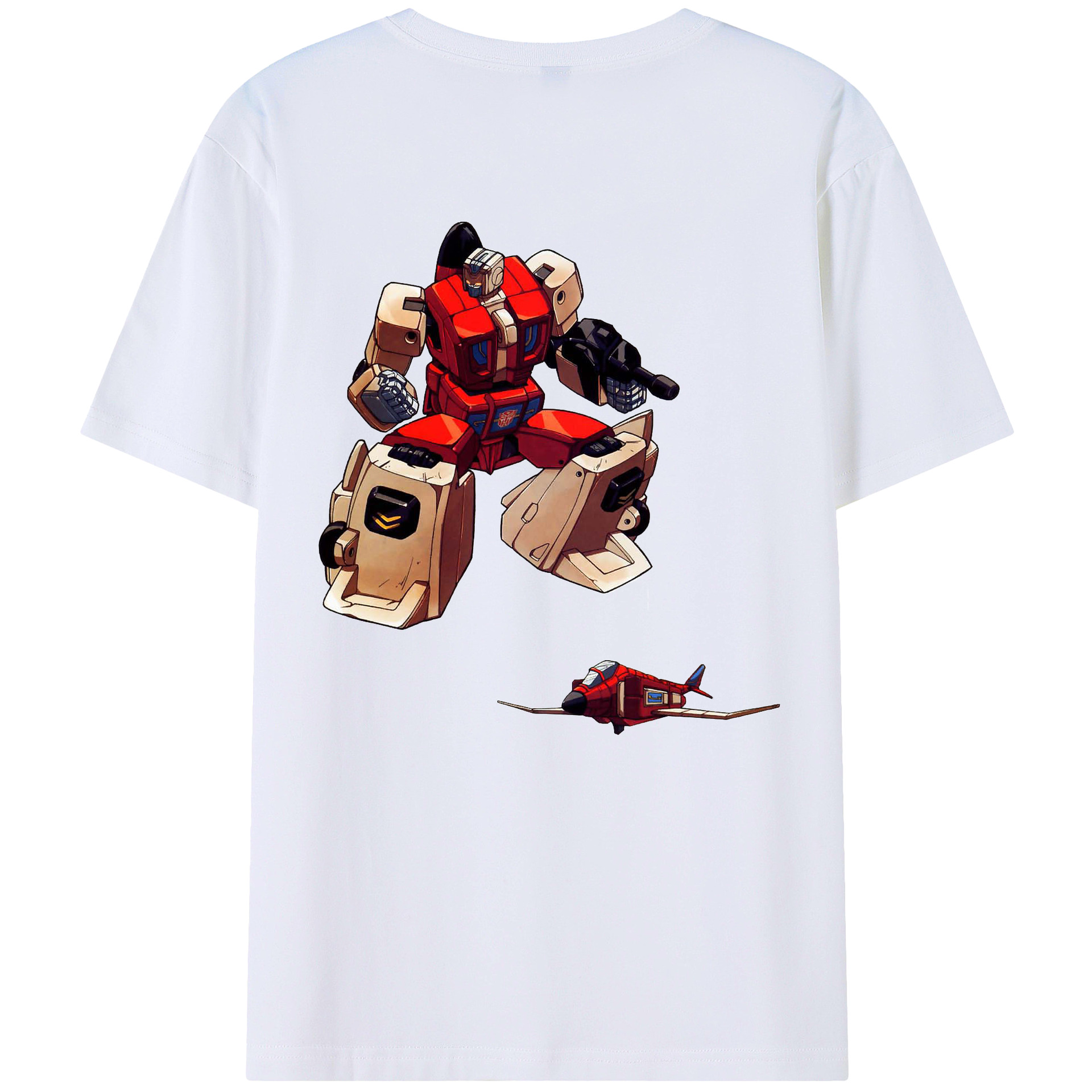 （画像用）  綿100％ メンズ半袖Tシャツ（バックプリント） 通気性