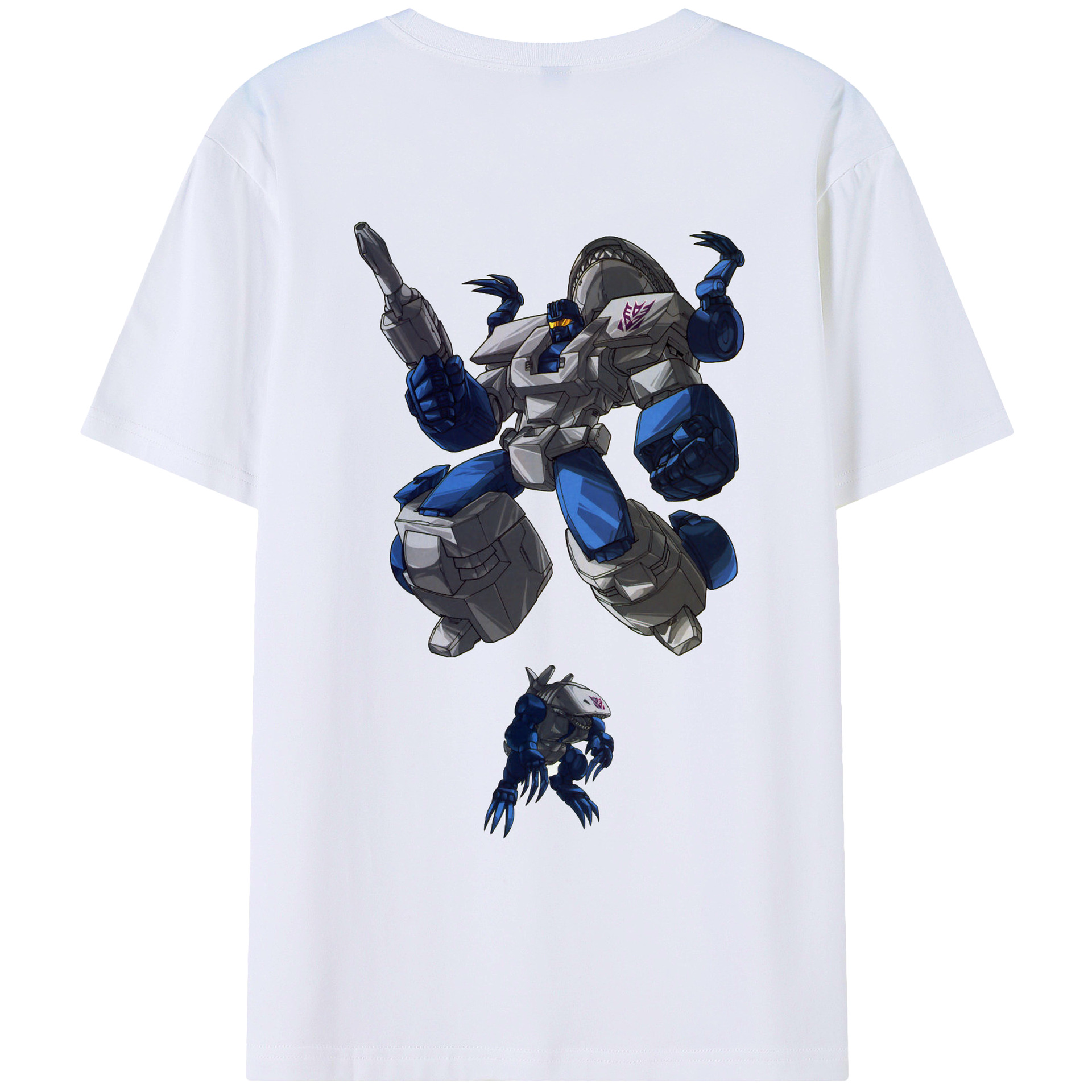 （画像用）  綿100％ メンズ半袖Tシャツ（バックプリント） 通気性