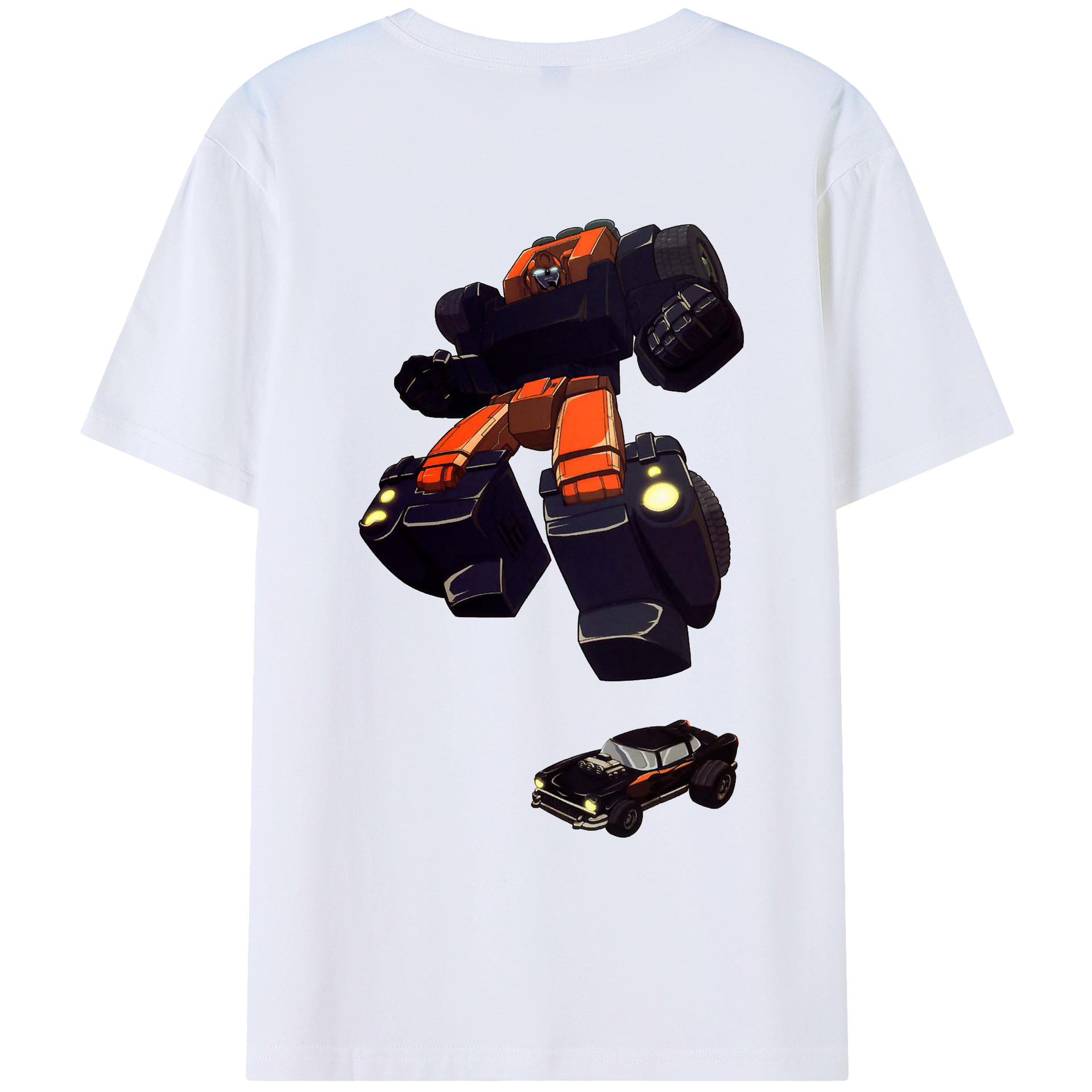（画像用）  綿100％ メンズ半袖Tシャツ（バックプリント） 通気性