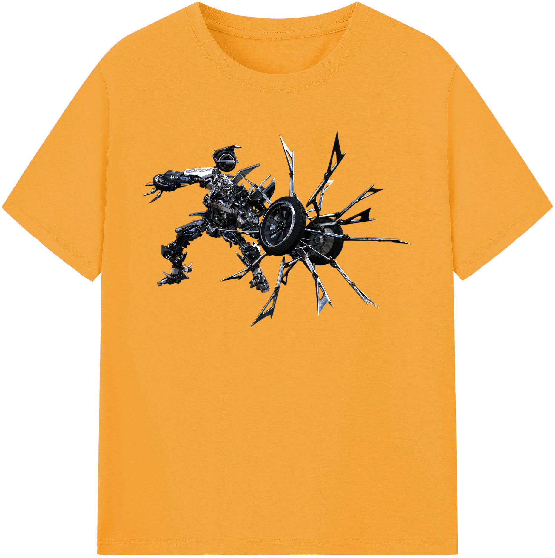 （画像用）  レディースカジュアルプリントTシャツ（綿100％）