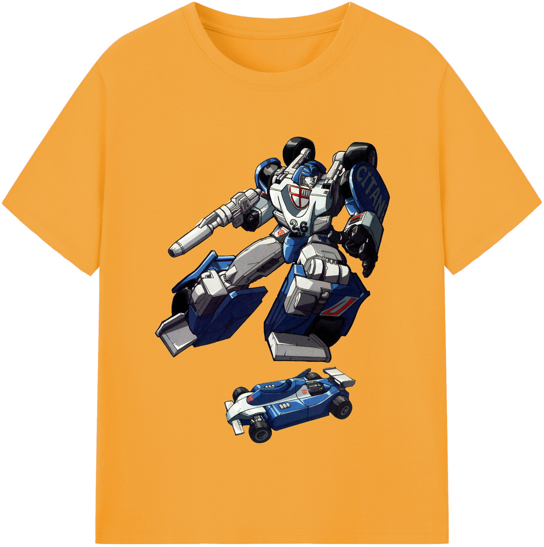 （画像用）  レディースカジュアルプリントTシャツ（綿100％）