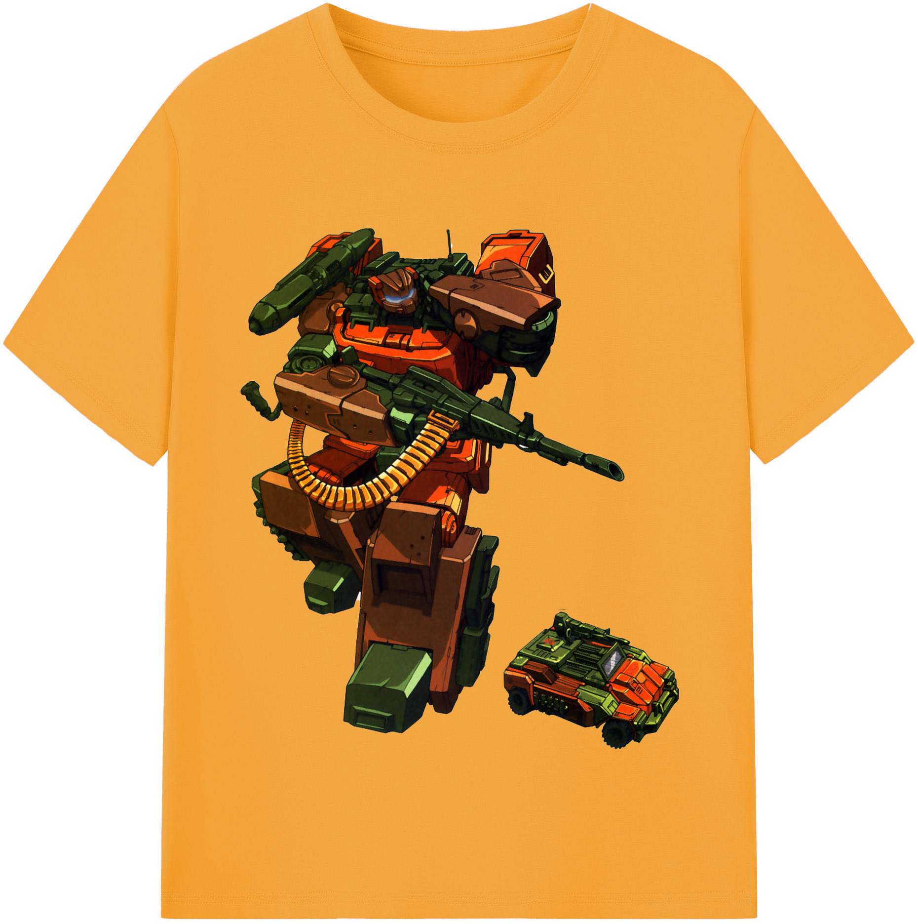（画像用）  レディースカジュアルプリントTシャツ（綿100％）