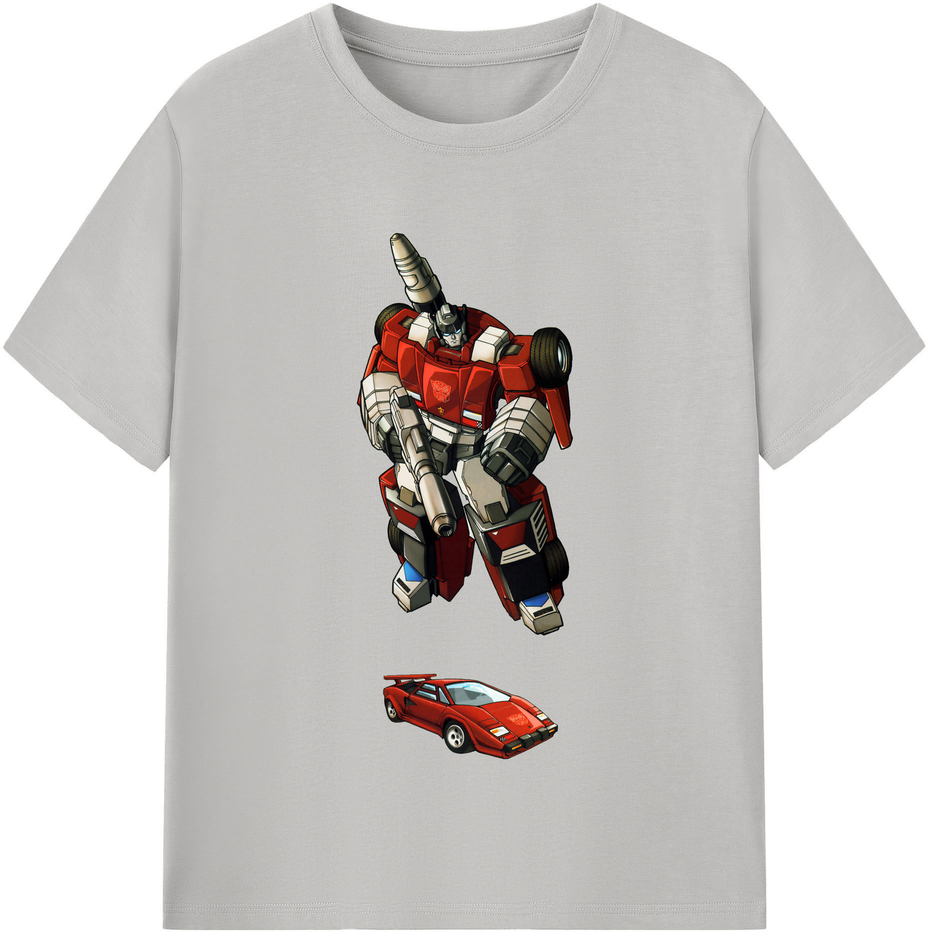 （画像用）  レディースカジュアルプリントTシャツ（綿100％）