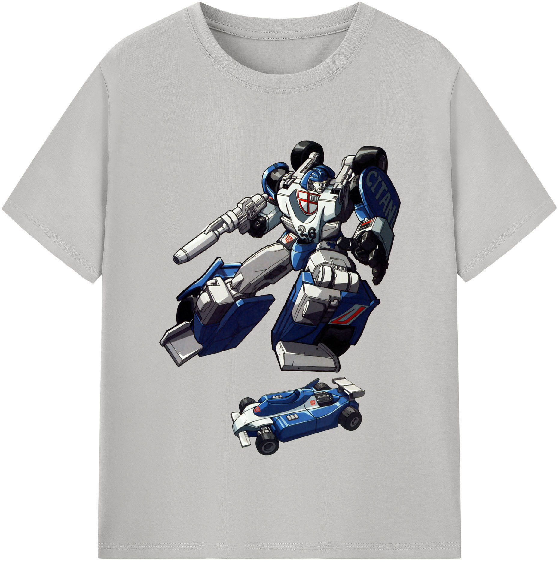 （画像用）  レディースカジュアルプリントTシャツ（綿100％）