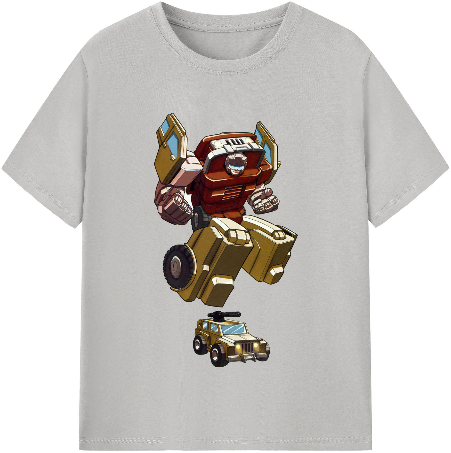 （画像用）  レディースカジュアルプリントTシャツ（綿100％）