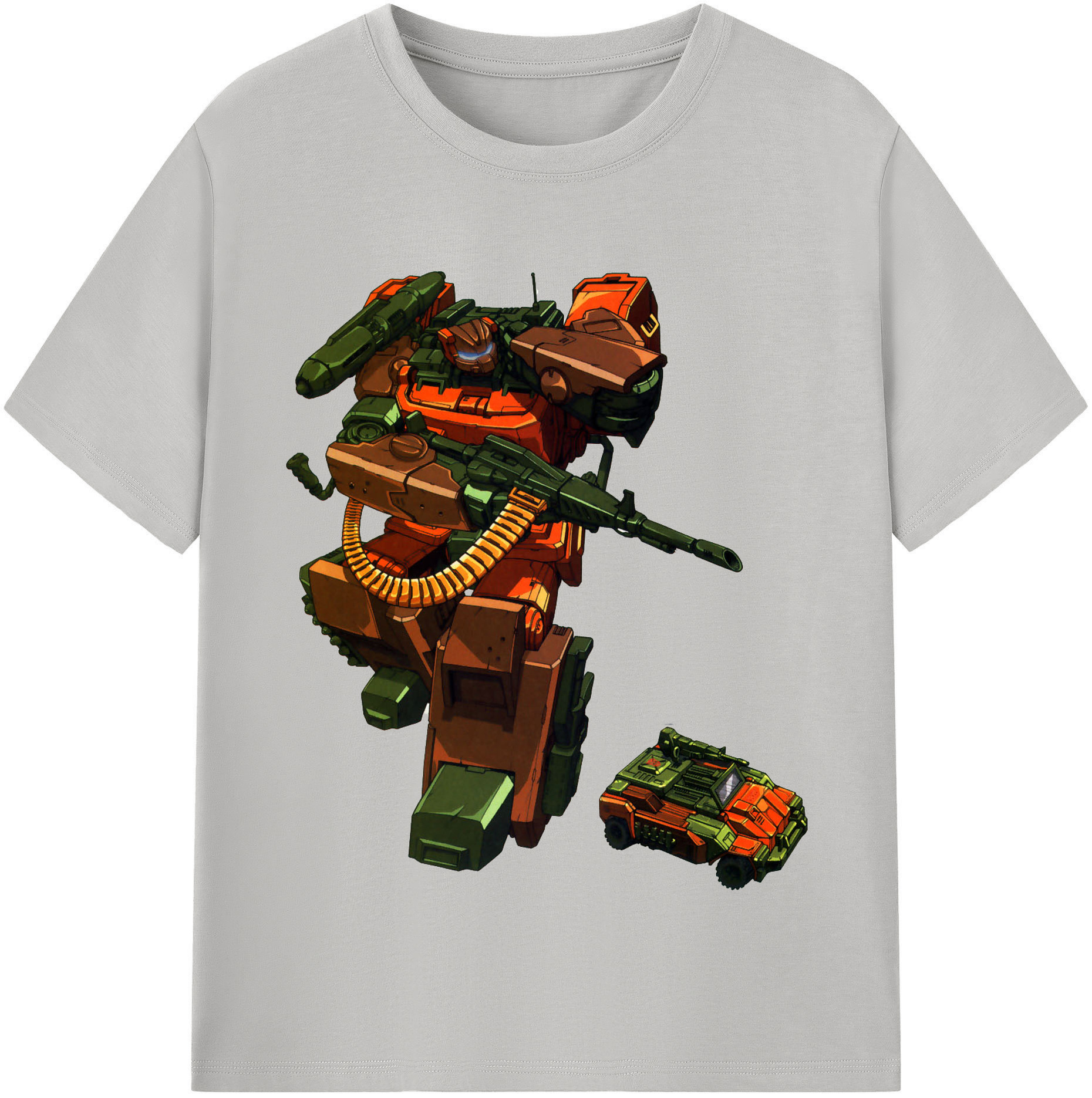 （画像用）  レディースカジュアルプリントTシャツ（綿100％）