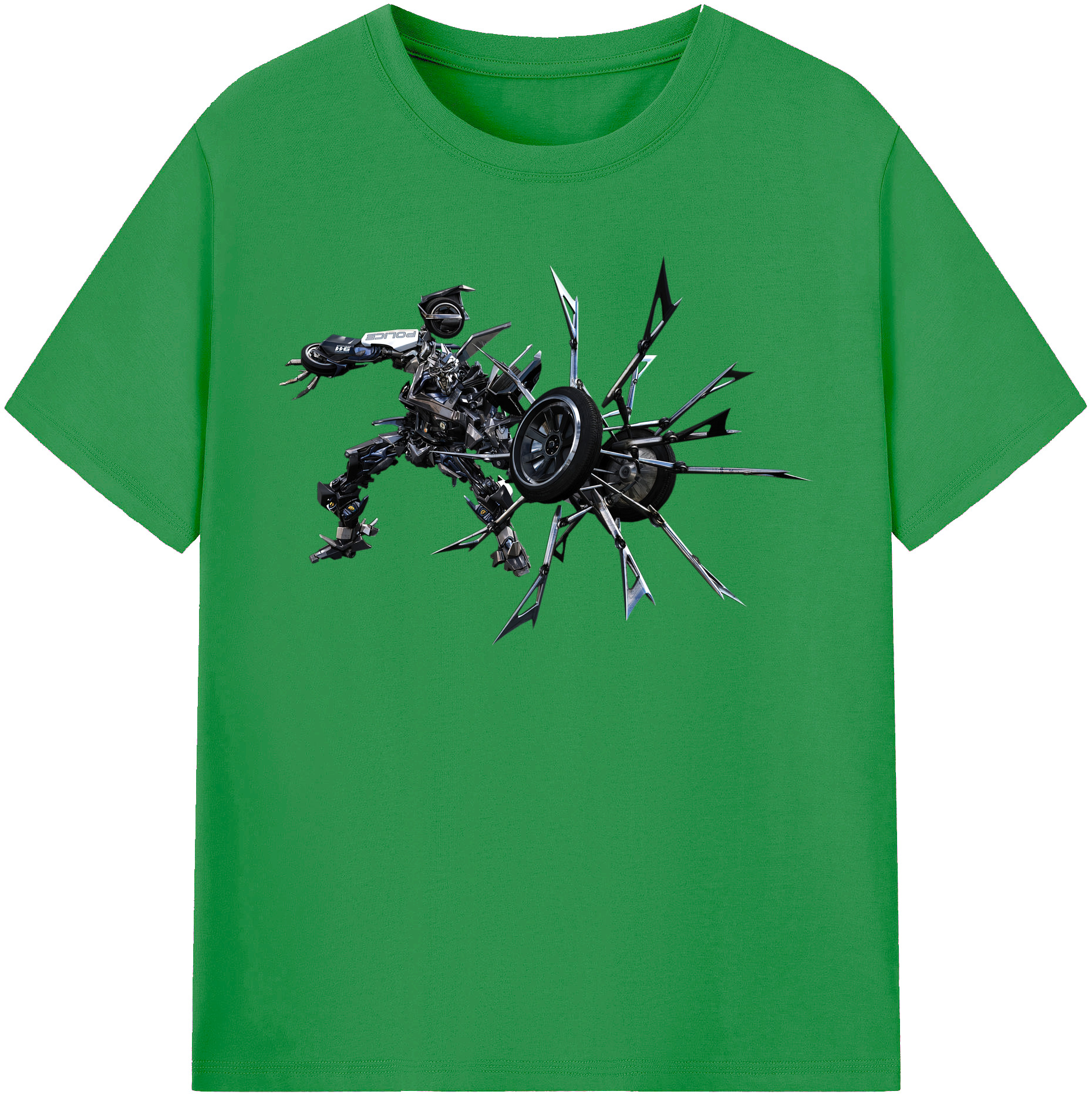 （画像用）  レディースカジュアルプリントTシャツ（綿100％）