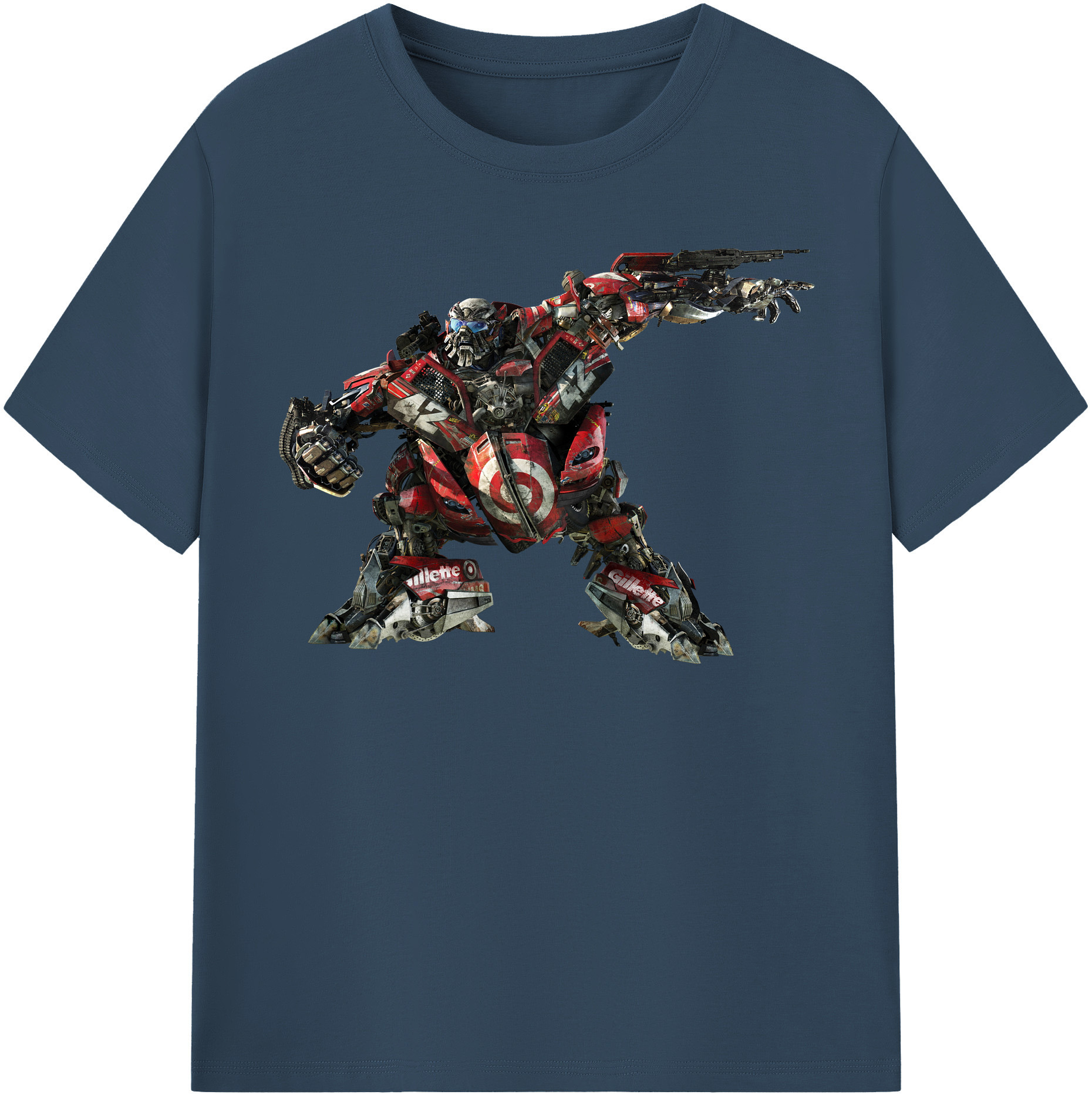 （画像用）  レディースカジュアルプリントTシャツ（綿100％）