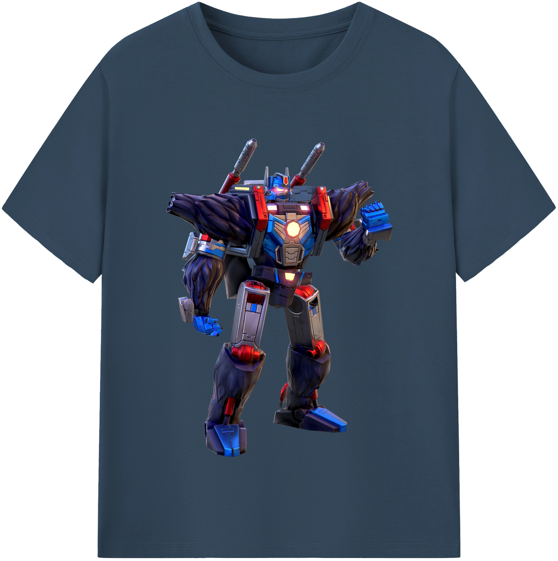 （画像用）  レディースカジュアルプリントTシャツ（綿100％）