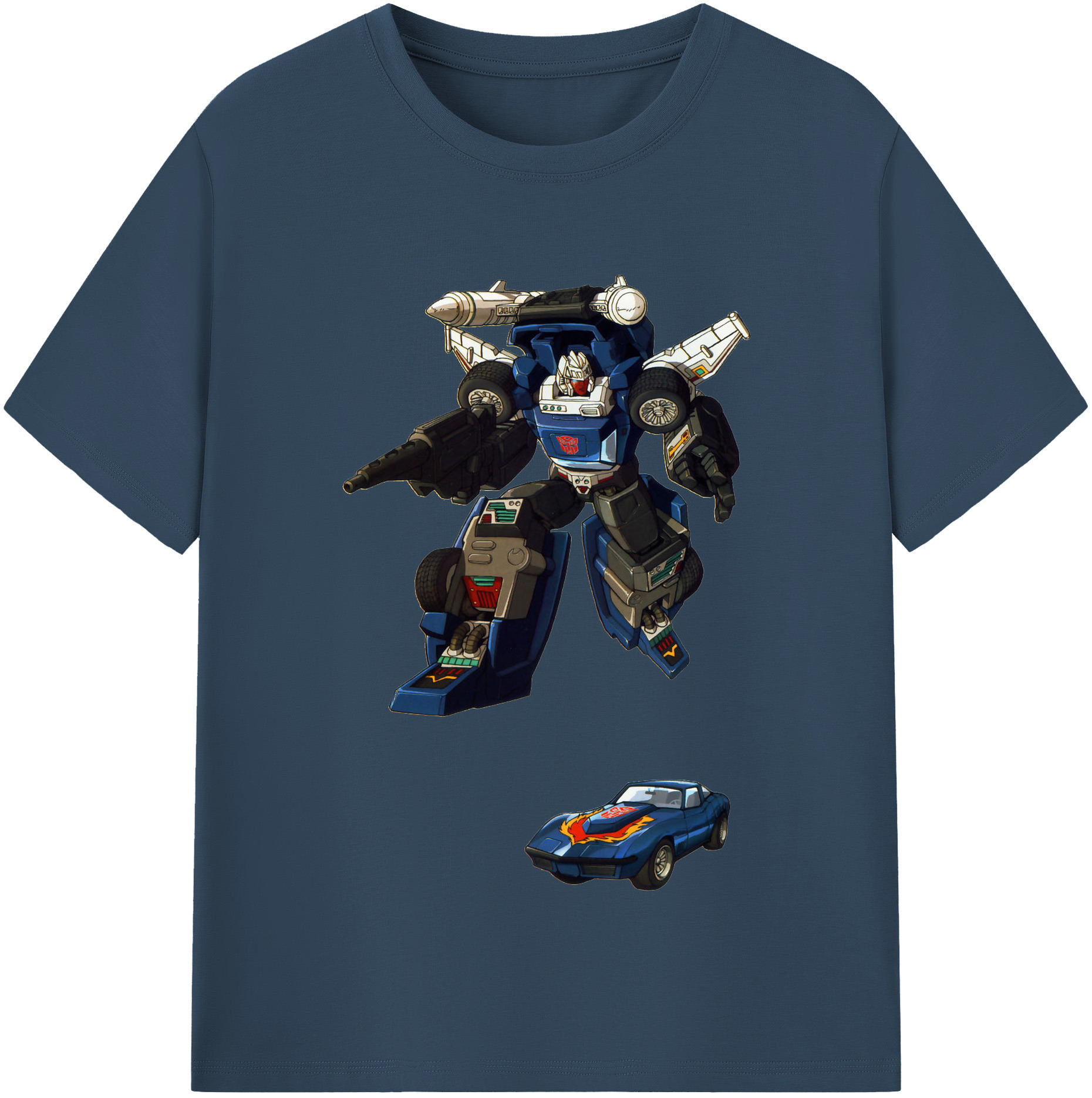 （画像用）  レディースカジュアルプリントTシャツ（綿100％）