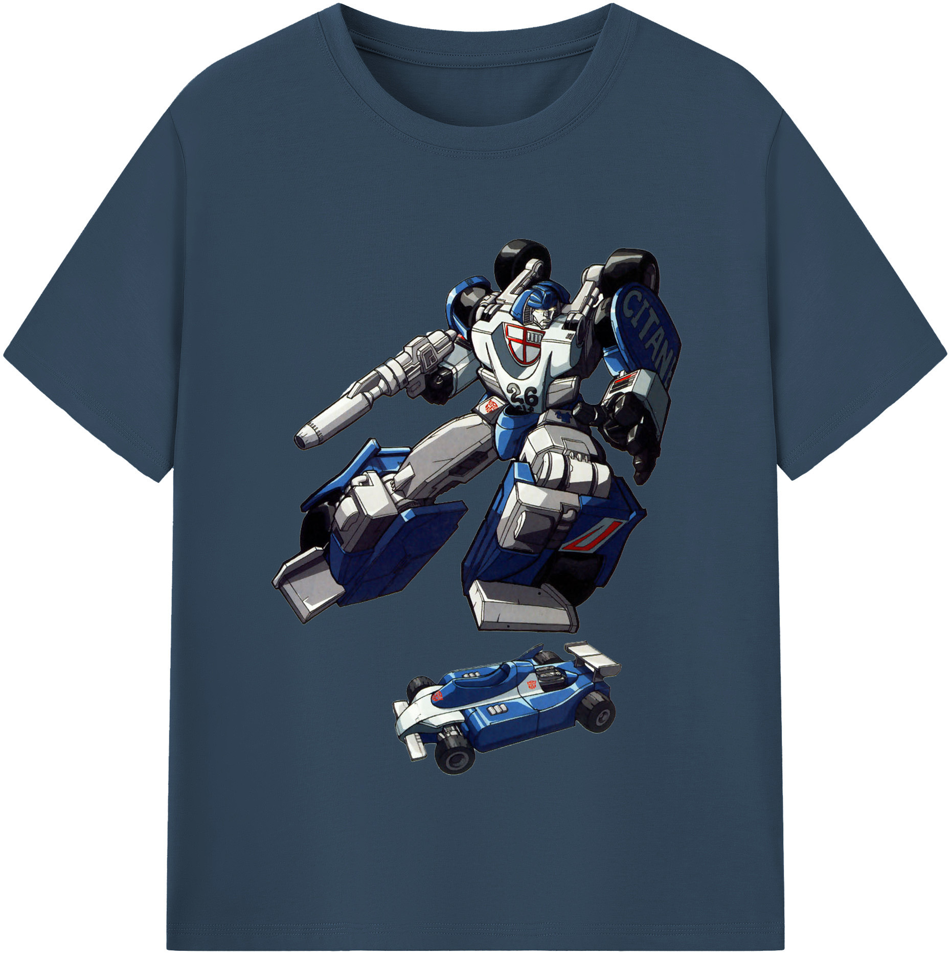 （画像用）  レディースカジュアルプリントTシャツ（綿100％）