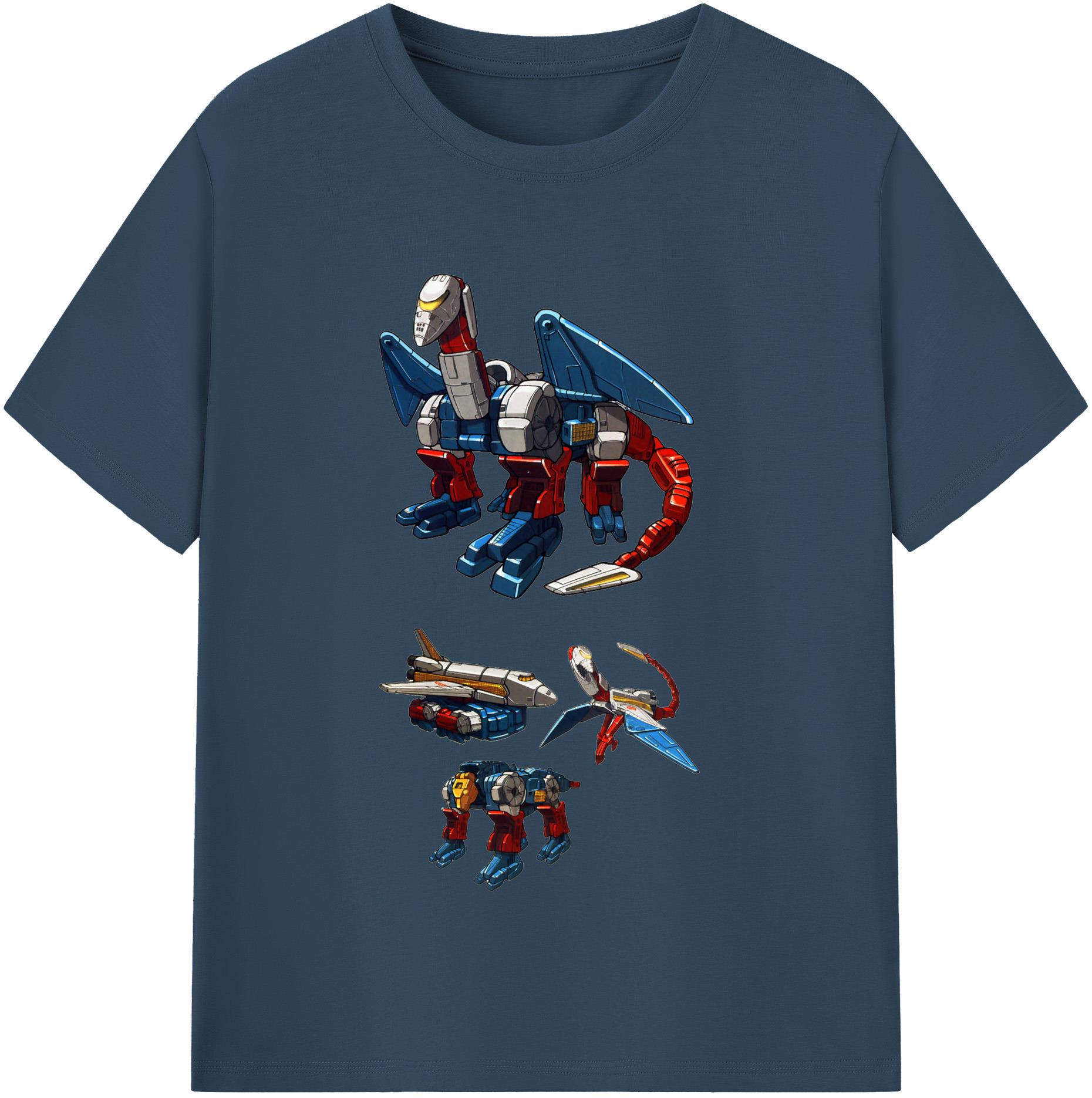 （画像用）  レディースカジュアルプリントTシャツ（綿100％）