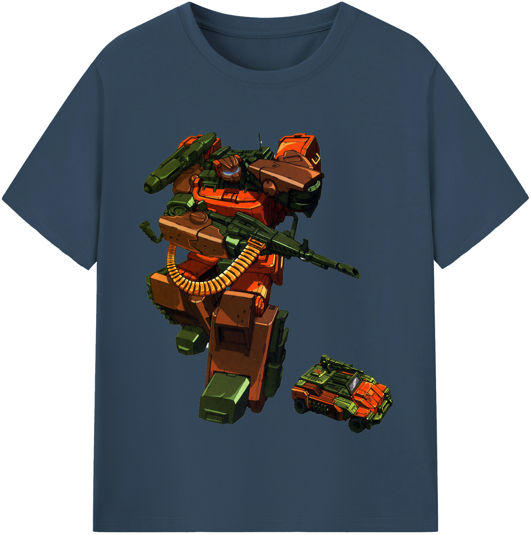 （画像用）  レディースカジュアルプリントTシャツ（綿100％）
